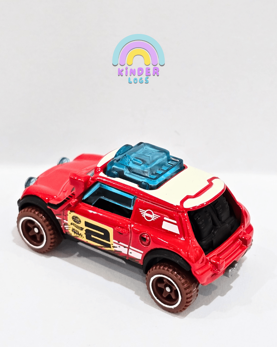 Hot Wheels Lil' Roar - Customized 2003 Mini Cooper (Uncarded) - Kinder Logs