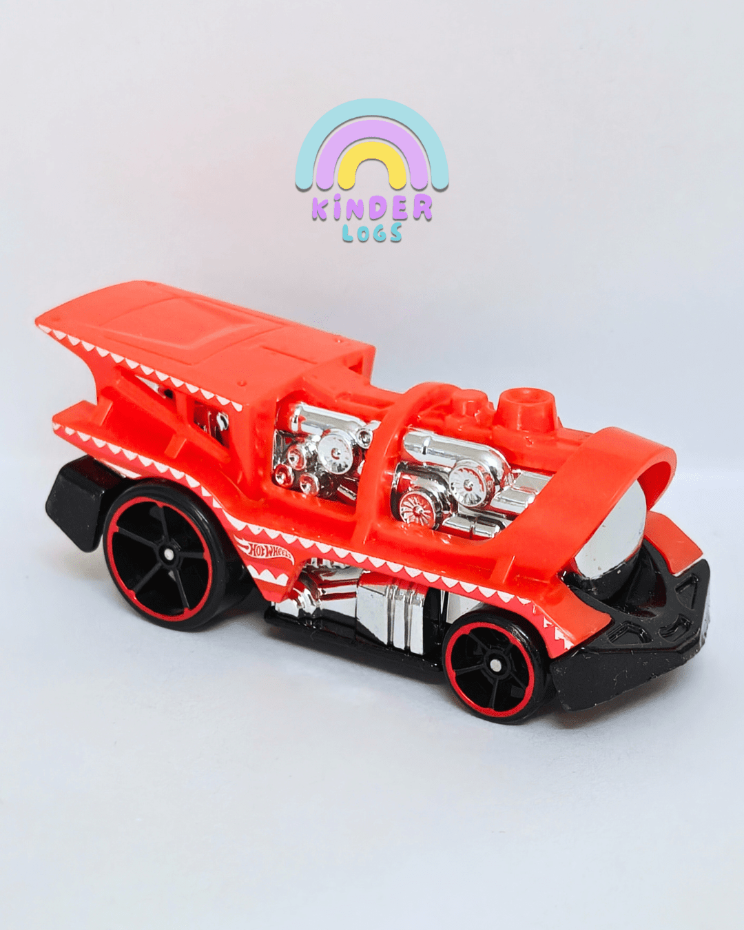 Hot Wheels LOCO Motorin - Red (Uncarded - New) - Kinder Logs