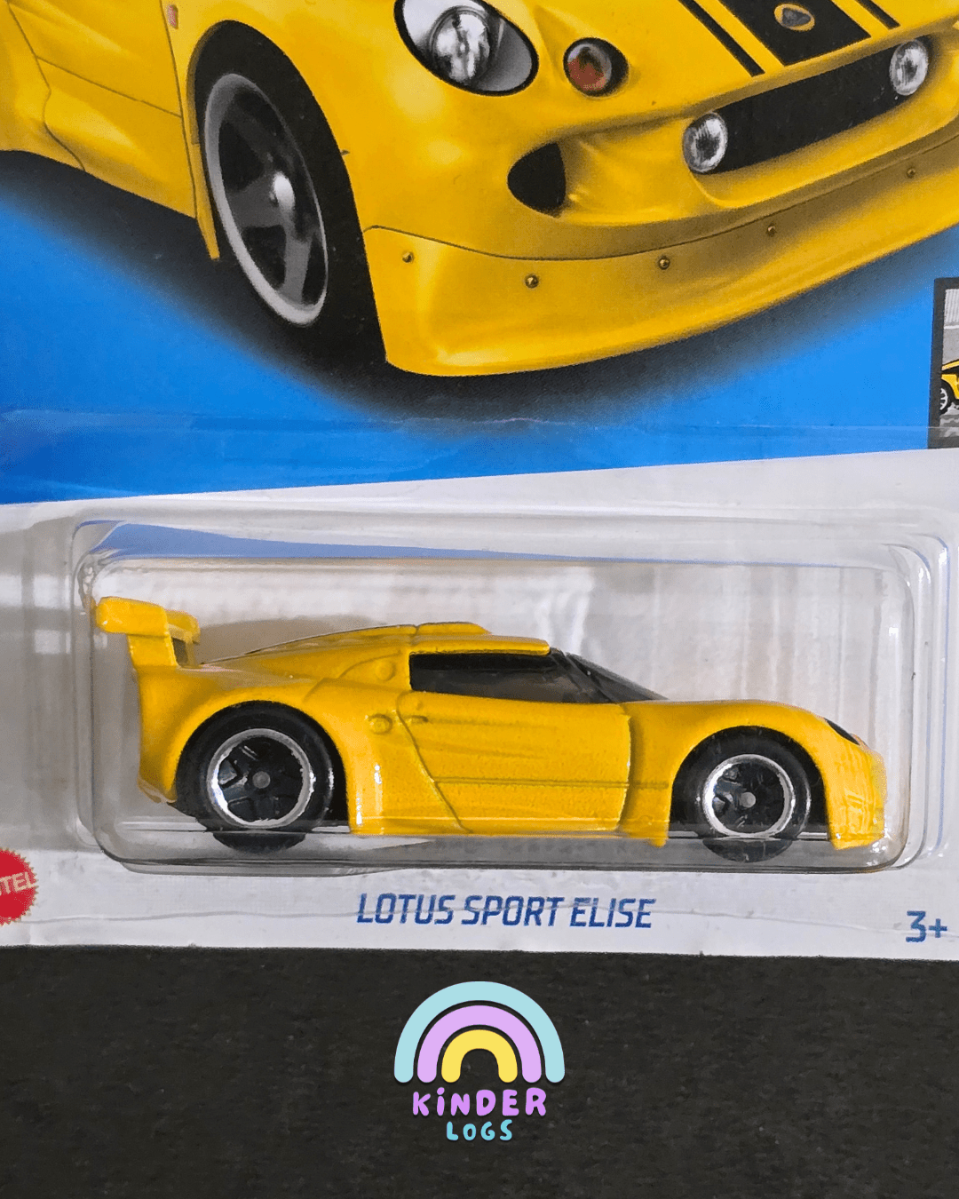 Hot Wheels Lotus Sport Elise - Yellow (Imported) - Kinder Logs