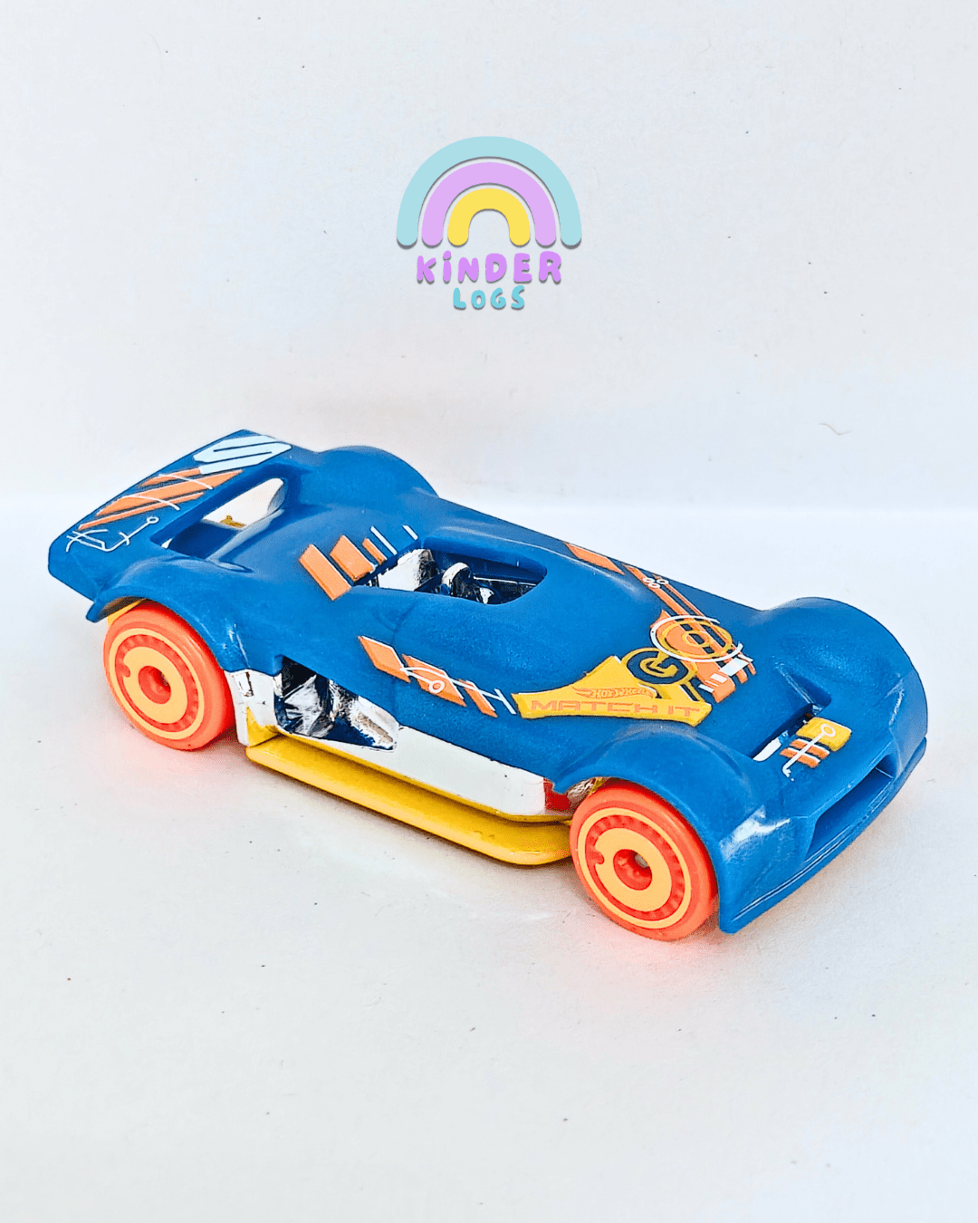 Hot Wheels Mach It Go - Blue (Uncarded - New) - Kinder Logs