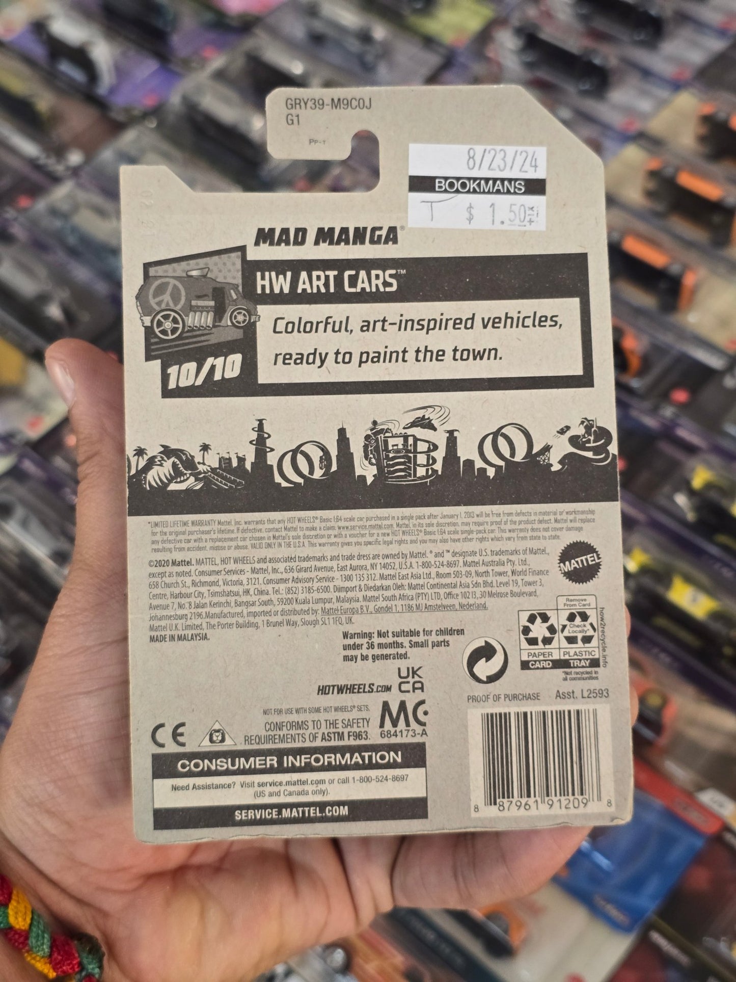 Hot Wheels Mad Manga - HW Art Cars (Imported) - Kinder Logs