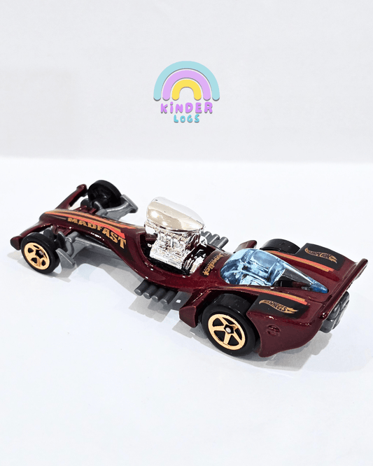Hot Wheels Madfast - Maroon (Uncarded) - Kinder Logs