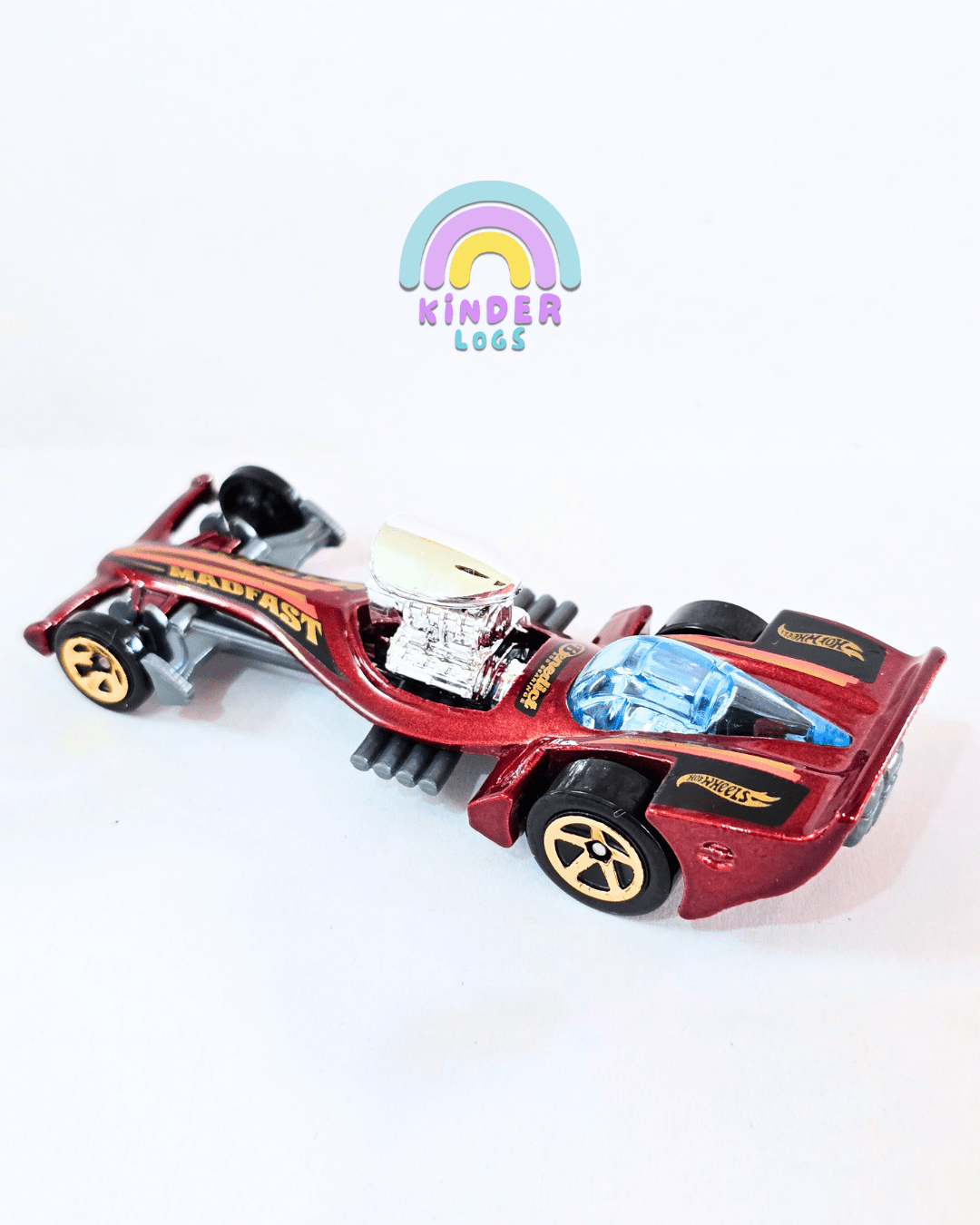 Hot Wheels Madfast - Maroon (Uncarded - New) - Kinder Logs