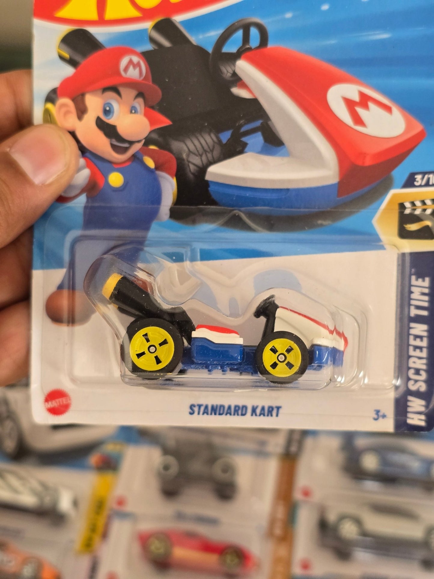 Hot Wheels Mario Kart - Standard Kart (Imported) - Kinder Logs