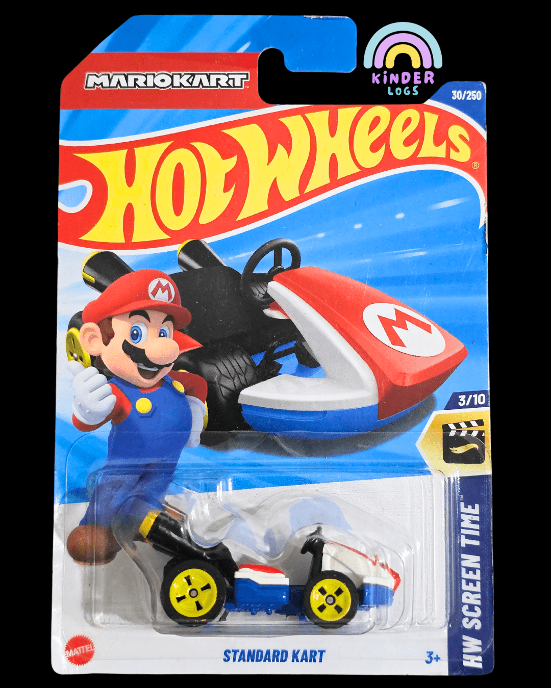 Hot Wheels Mario Kart - Standard Kart (Imported) - Kinder Logs
