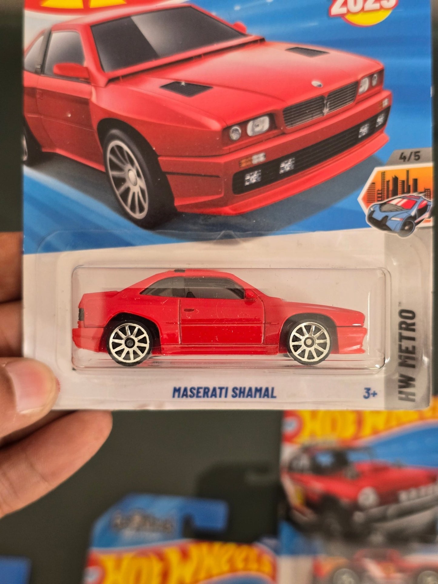 Hot Wheels Maserati Shamal - Red (Imported) - Kinder Logs