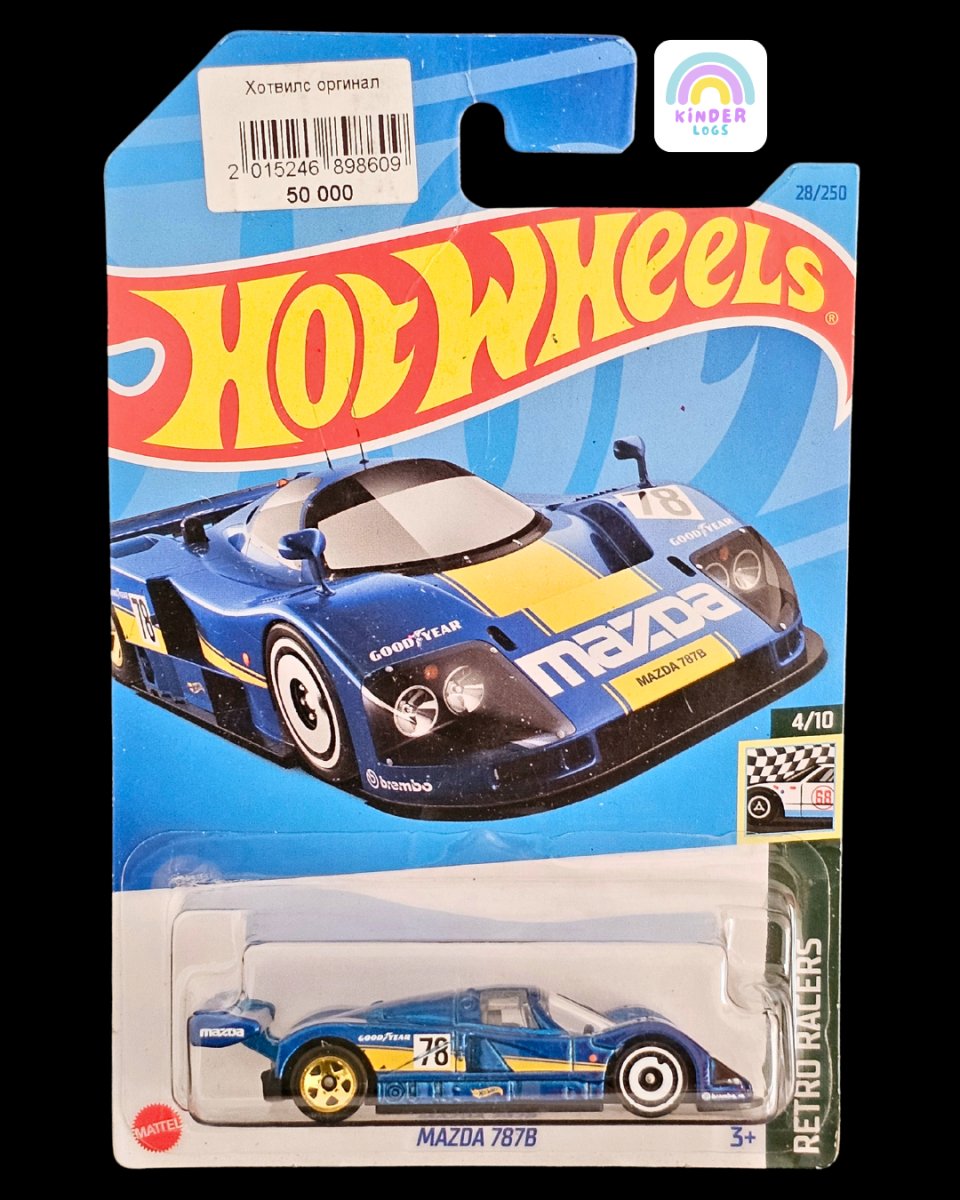 Hot Wheels Mazda 787B - Exclusive Blue Color - Kinder Logs