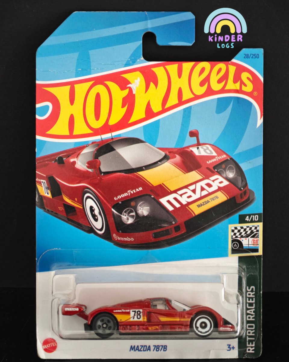 Hot Wheels Mazda 787B Racing Car - Kinder Logs