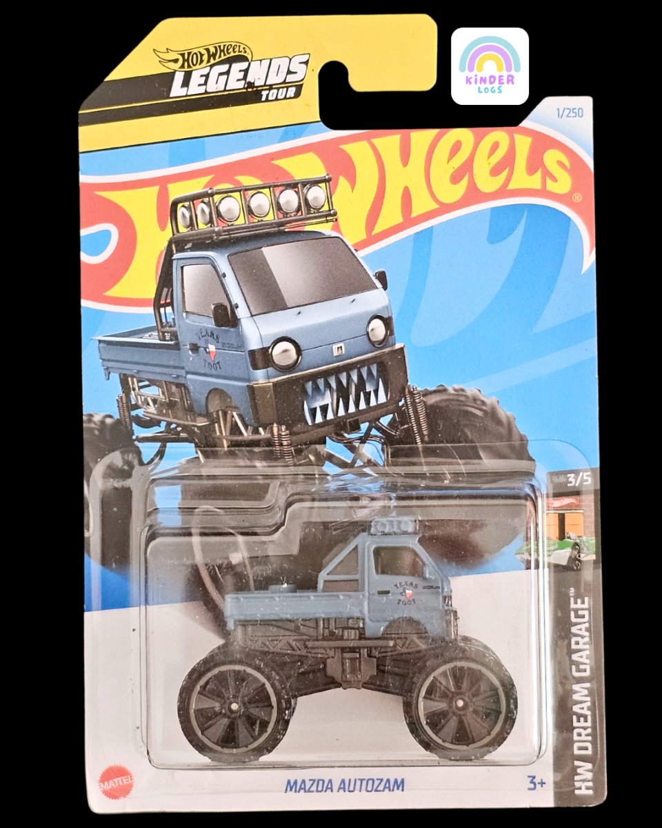 Hot Wheels Mazda Autozam - Grey Color - Kinder Logs