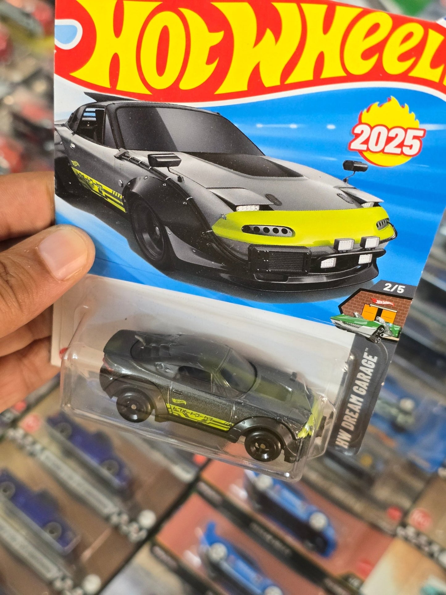 Hot Wheels Mazda MX - 5 Miata - Dark Grey (Imported) - Kinder Logs