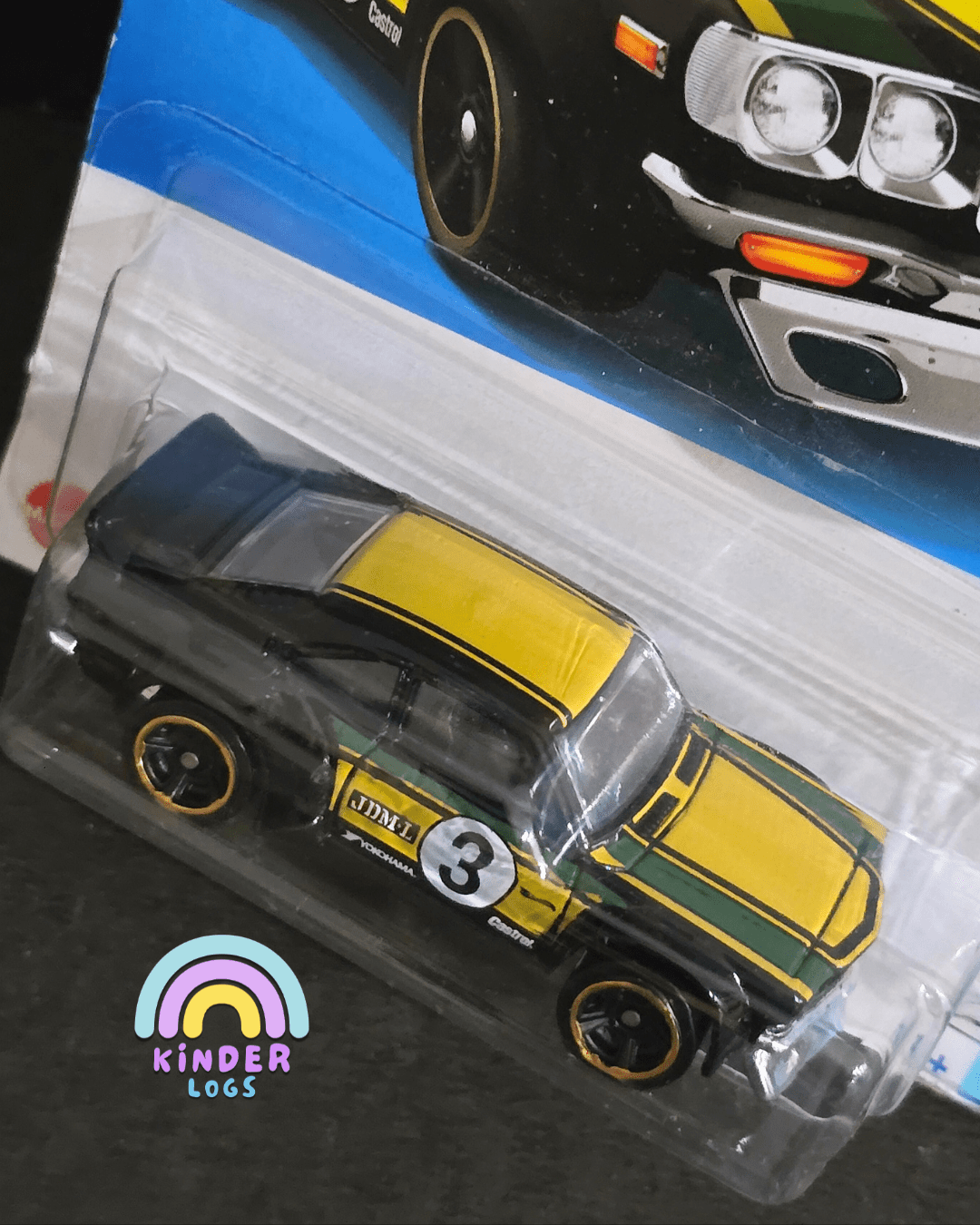 Hot Wheels Mazda RX - 3 - Dark Green (Imported) - Kinder Logs