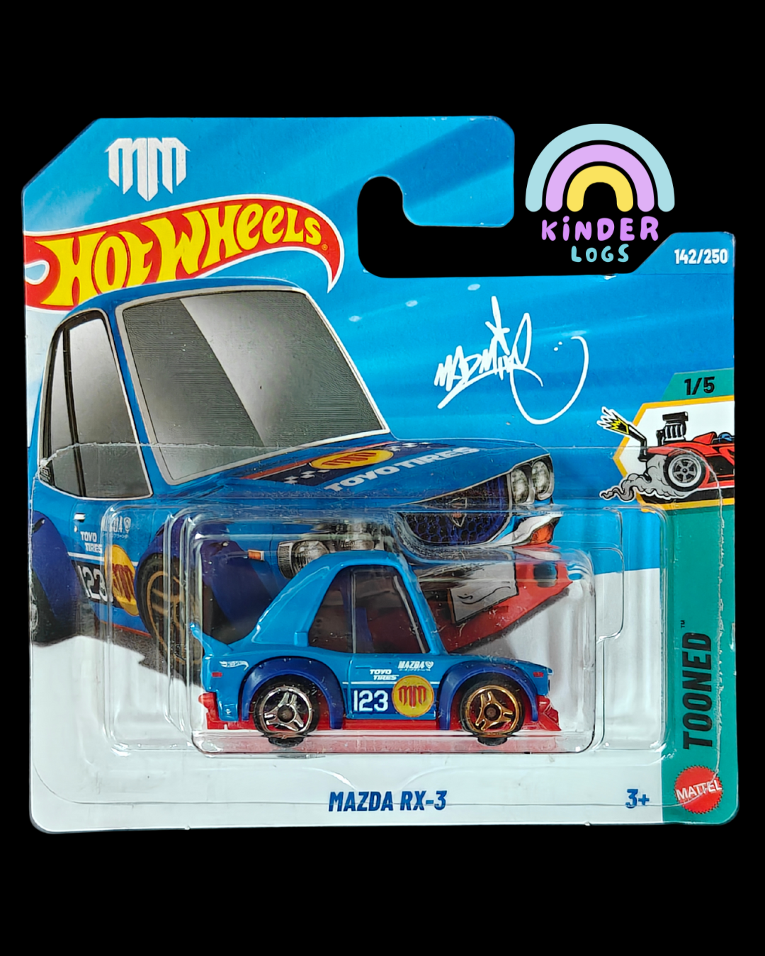 Hot Wheels Mazda RX - 3 - Short Card (Imported) - Kinder Logs