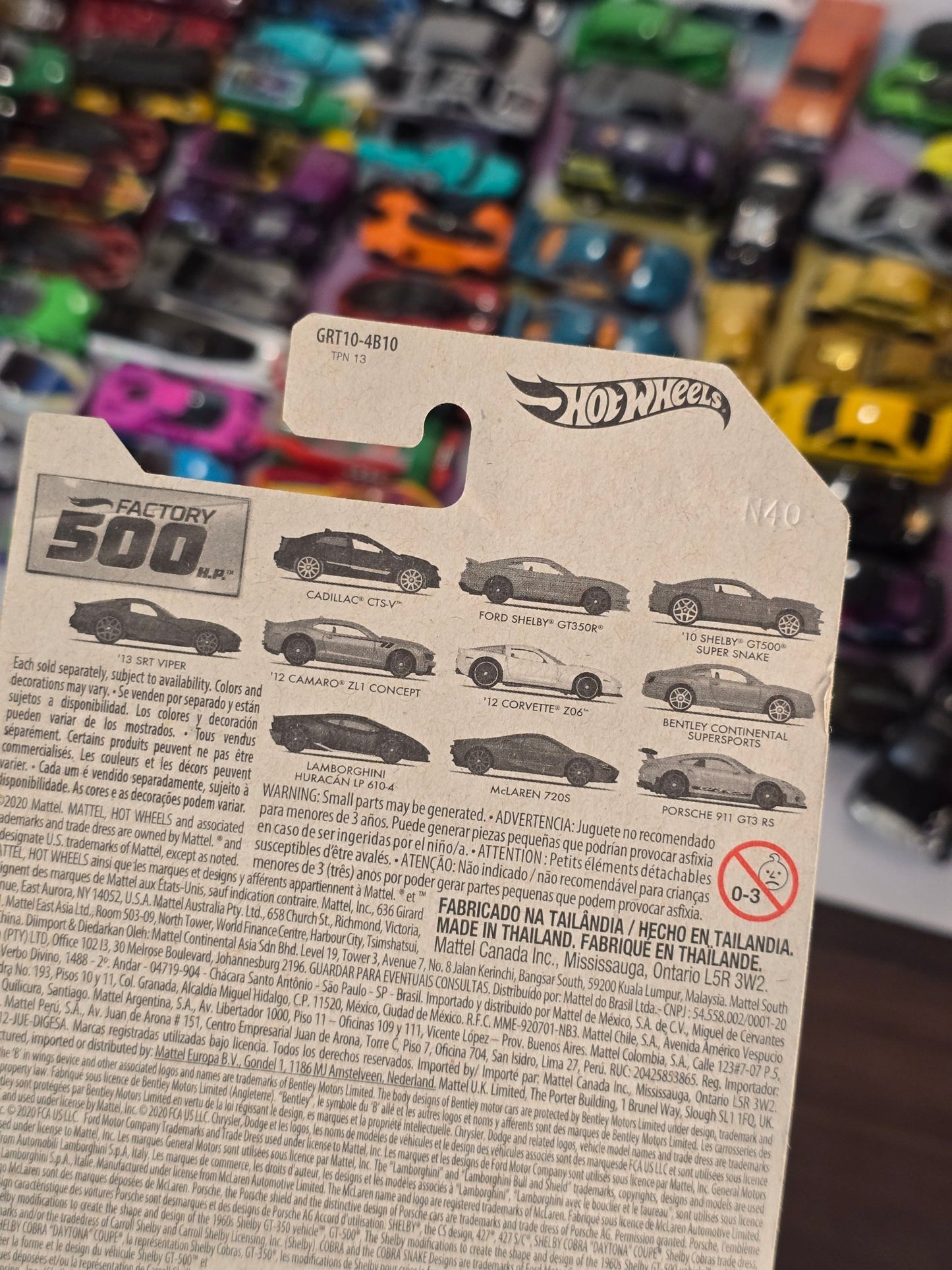 Hot Wheels McLaren 720S - Factory 500HP - Kinder Logs