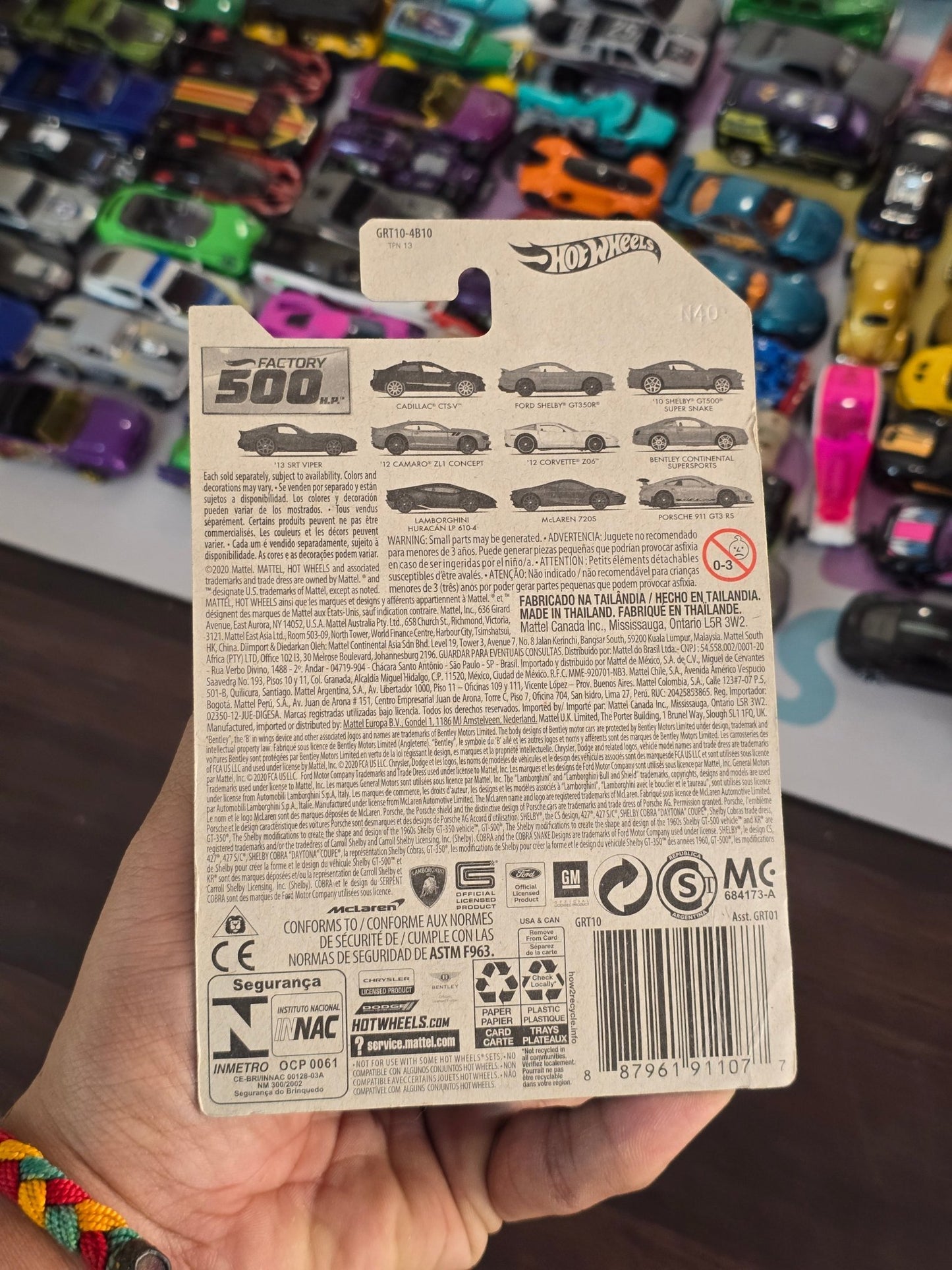 Hot Wheels McLaren 720S - Factory 500HP - Kinder Logs