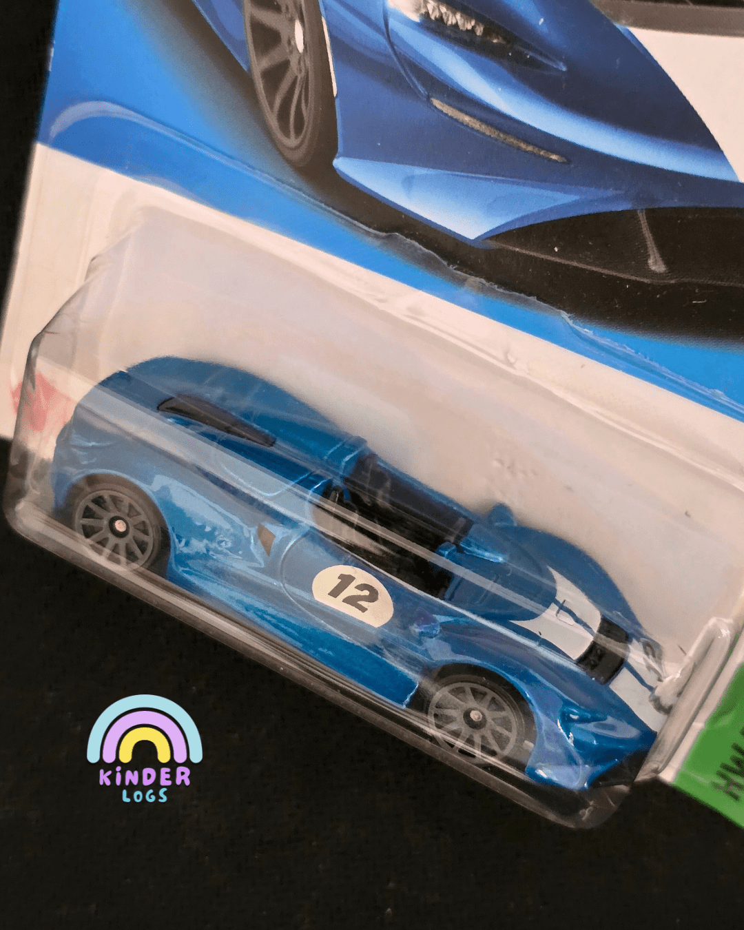 Hot Wheels McLaren Elva - Blue (Imported) - Kinder Logs