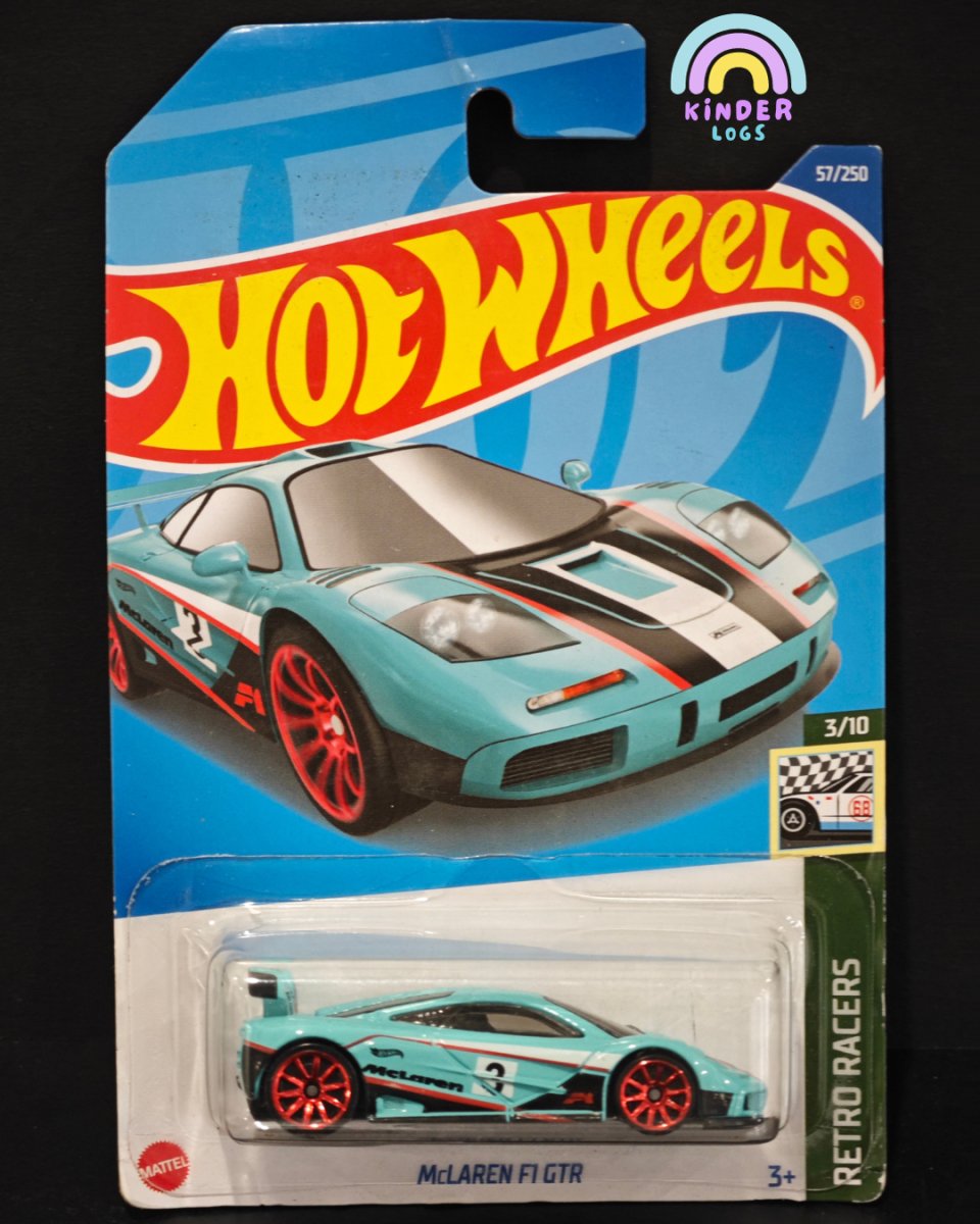 Hot Wheels McLaren F1 GTR Supercar - Kinder Logs