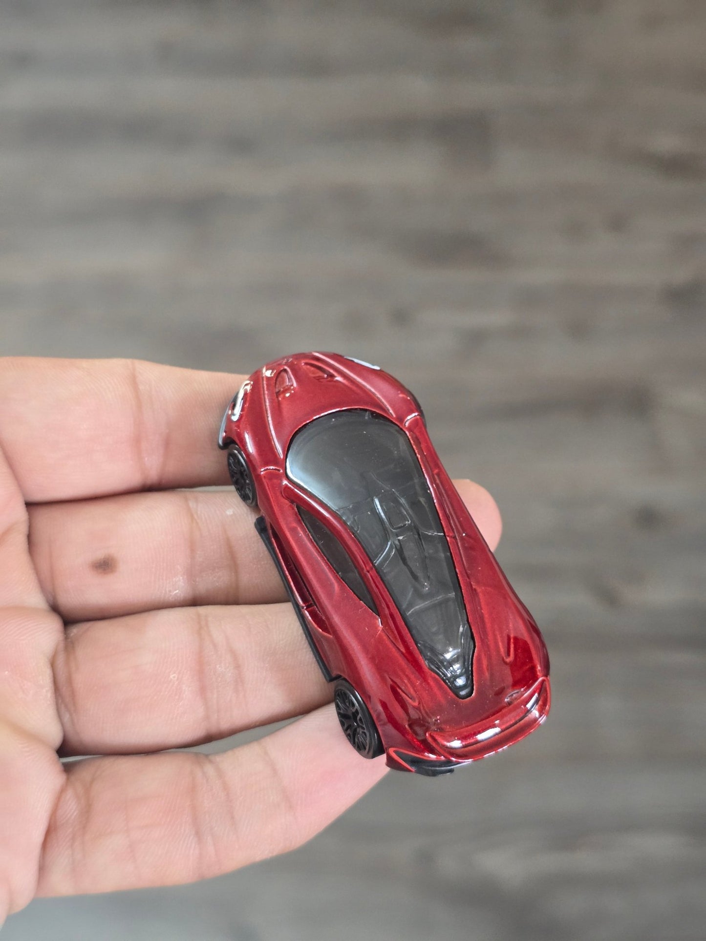 Hot Wheels McLaren P1 - Dark Red (Uncarded) - Kinder Logs