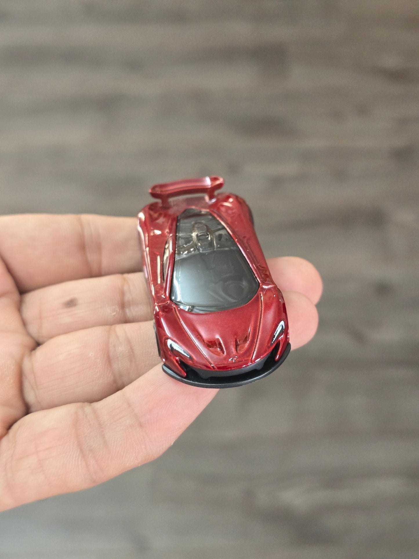 Hot Wheels McLaren P1 - Dark Red (Uncarded) - Kinder Logs