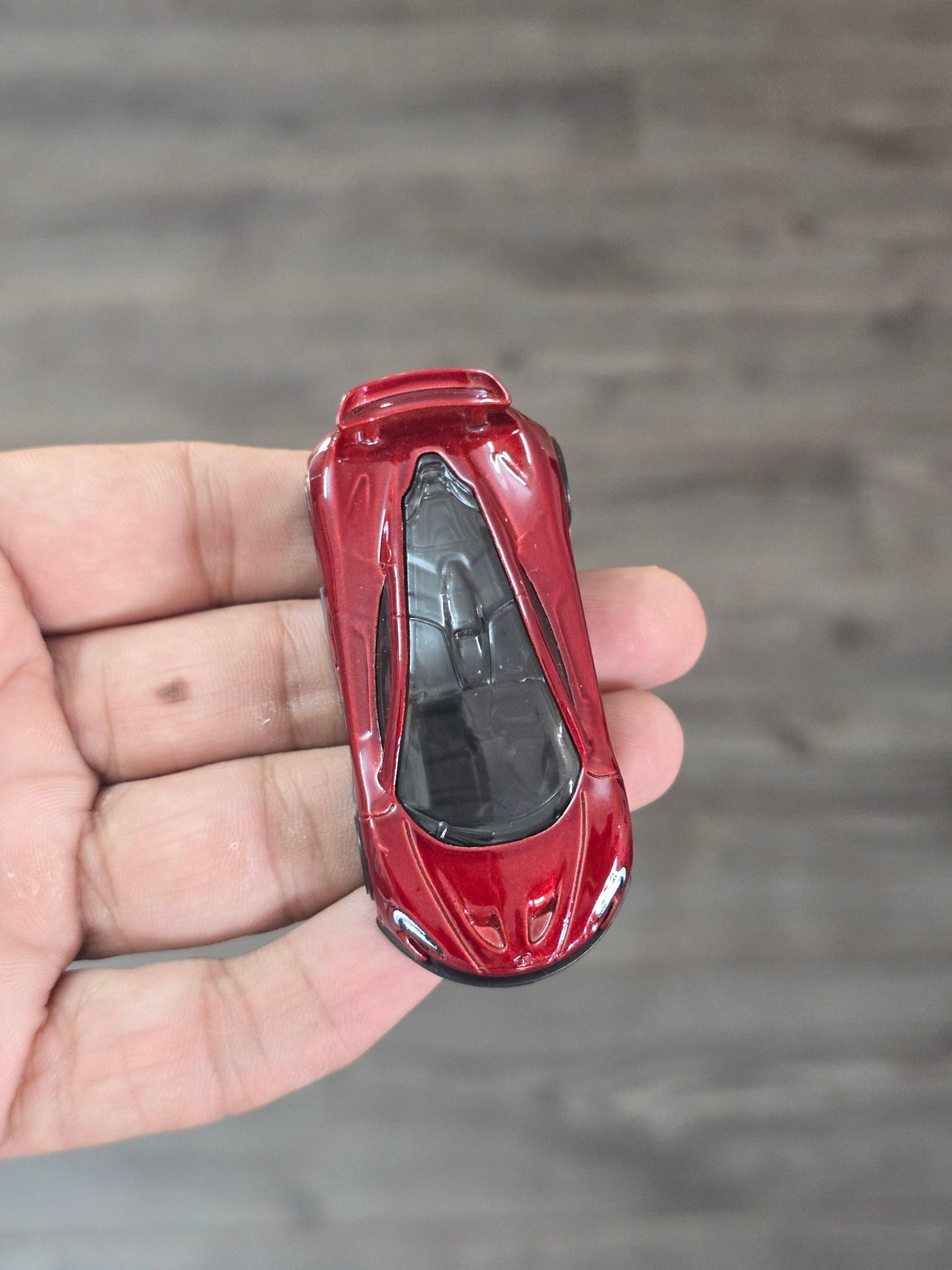 Hot Wheels McLaren P1 - Dark Red (Uncarded) - Kinder Logs