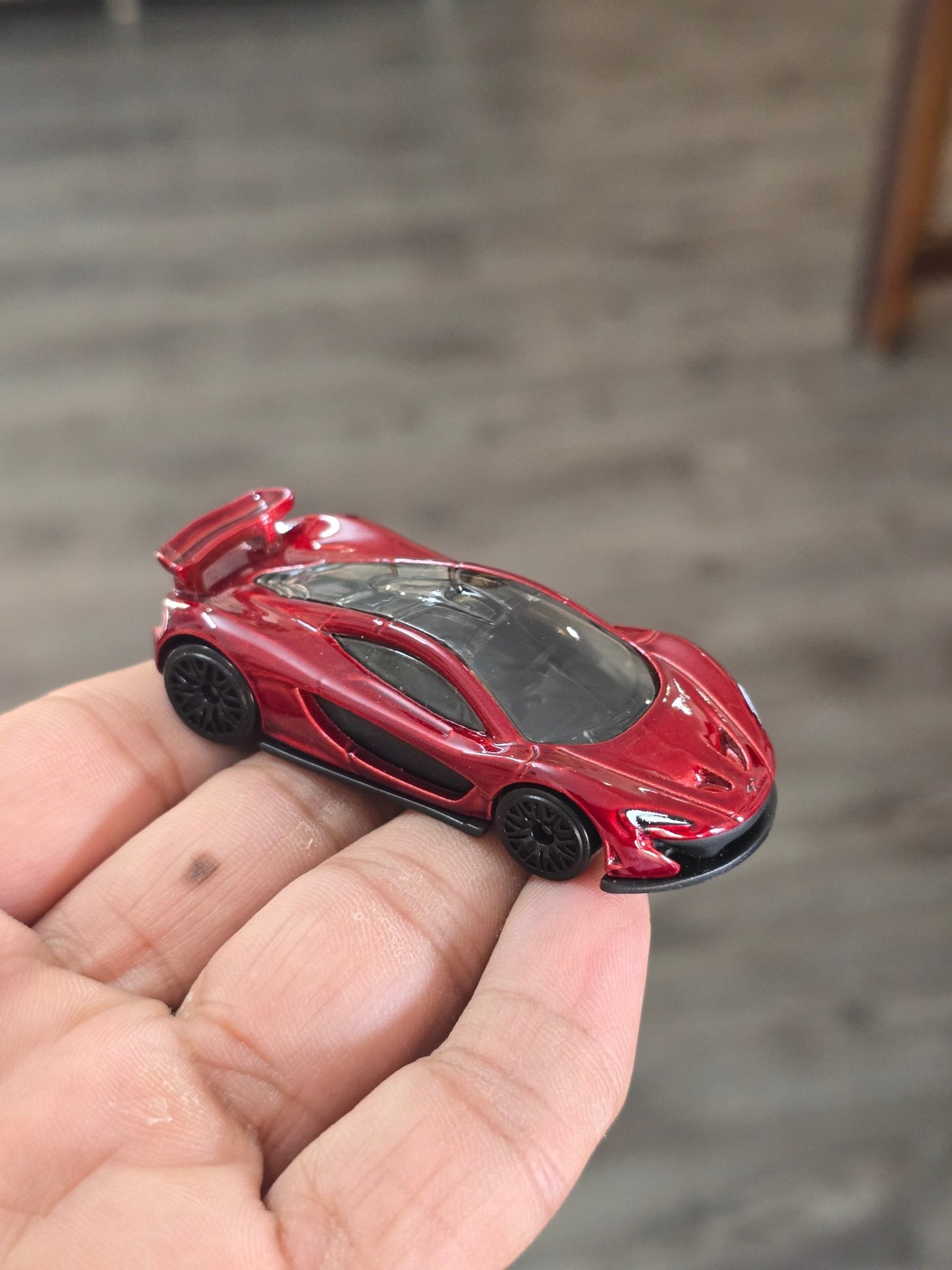 Hot Wheels McLaren P1 - Dark Red (Uncarded) - Kinder Logs