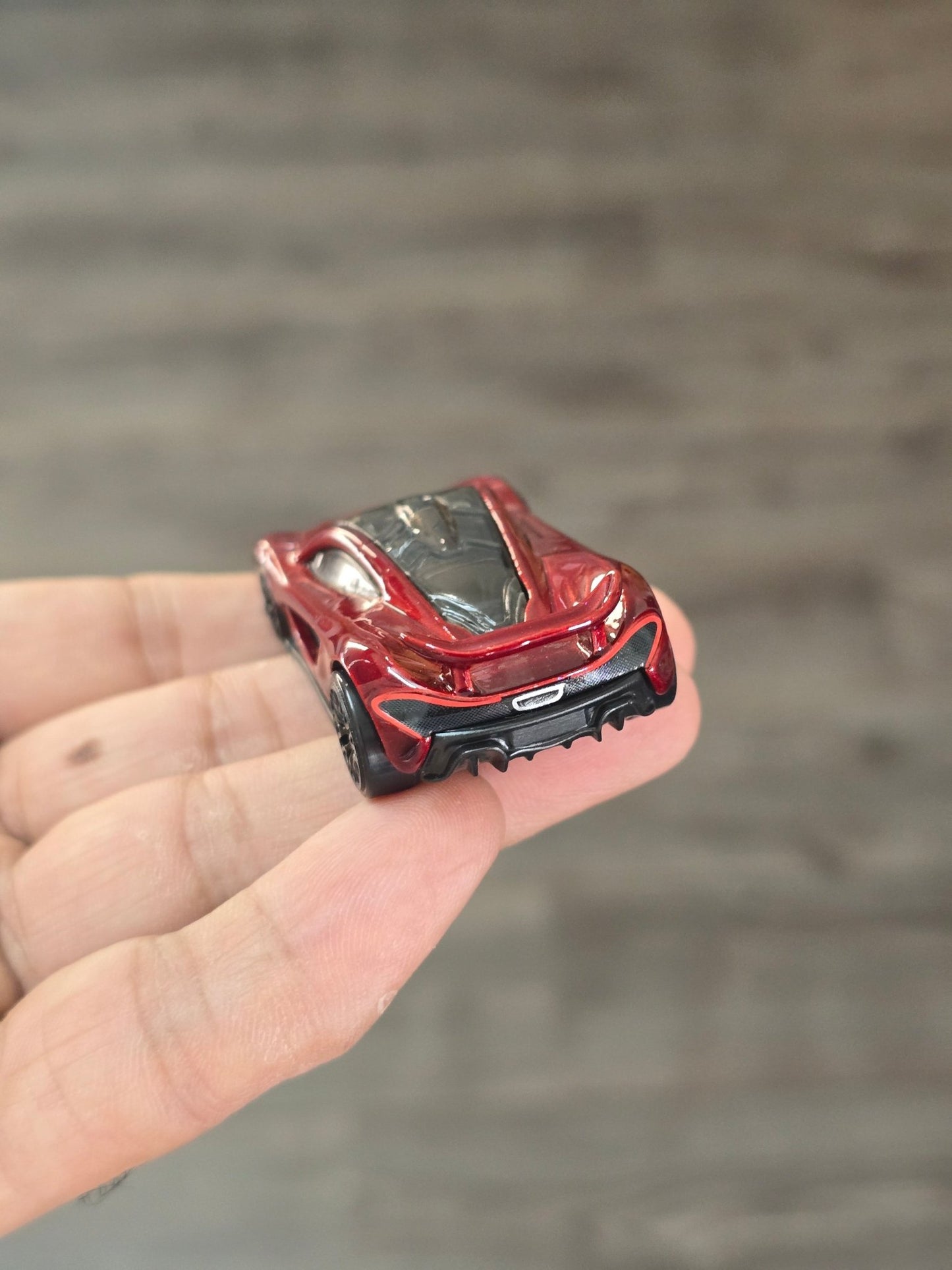 Hot Wheels McLaren P1 - Dark Red (Uncarded) - Kinder Logs