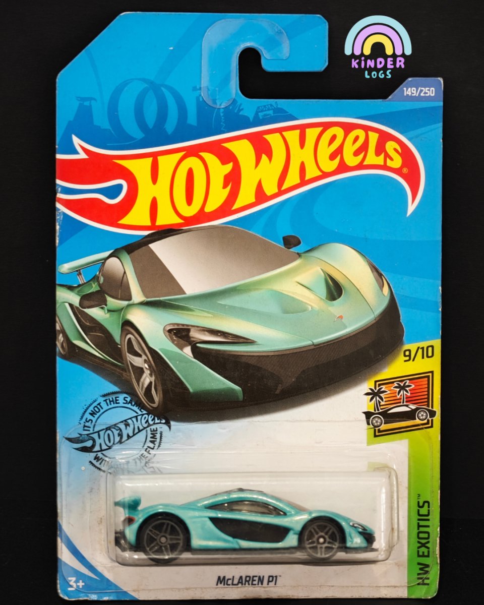 Hot Wheels McLaren P1 Supercar (Rare) - Kinder Logs
