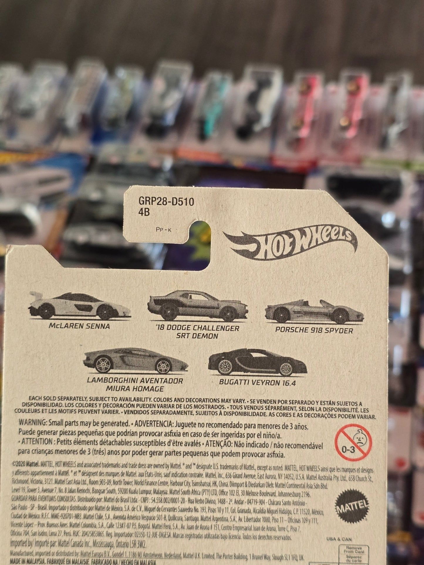 Hot Wheels McLaren Senna - 1/4 Mile Finals (Imported) - Kinder Logs