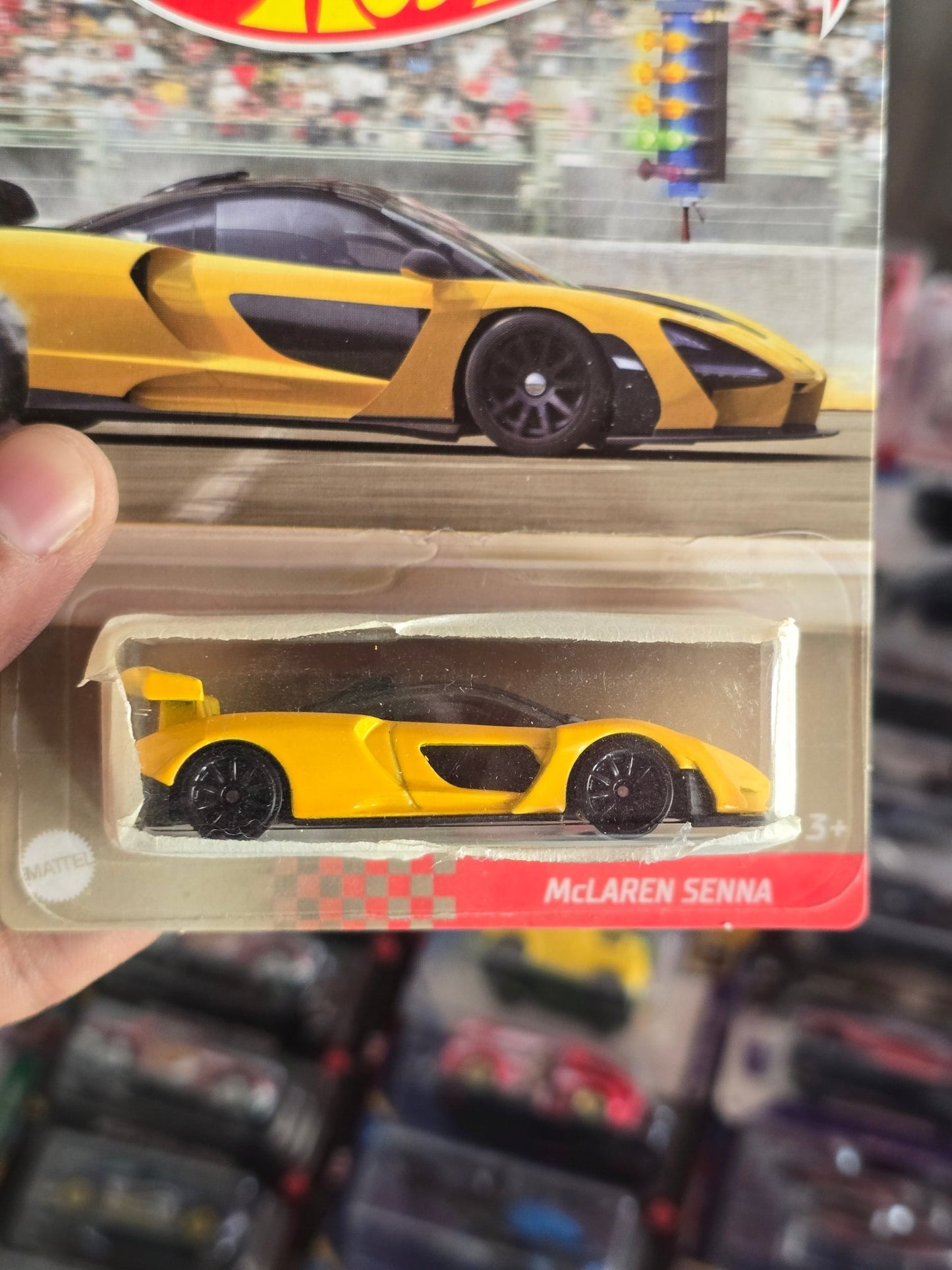Hot Wheels McLaren Senna - 1/4 Mile Finals (Imported) - Kinder Logs