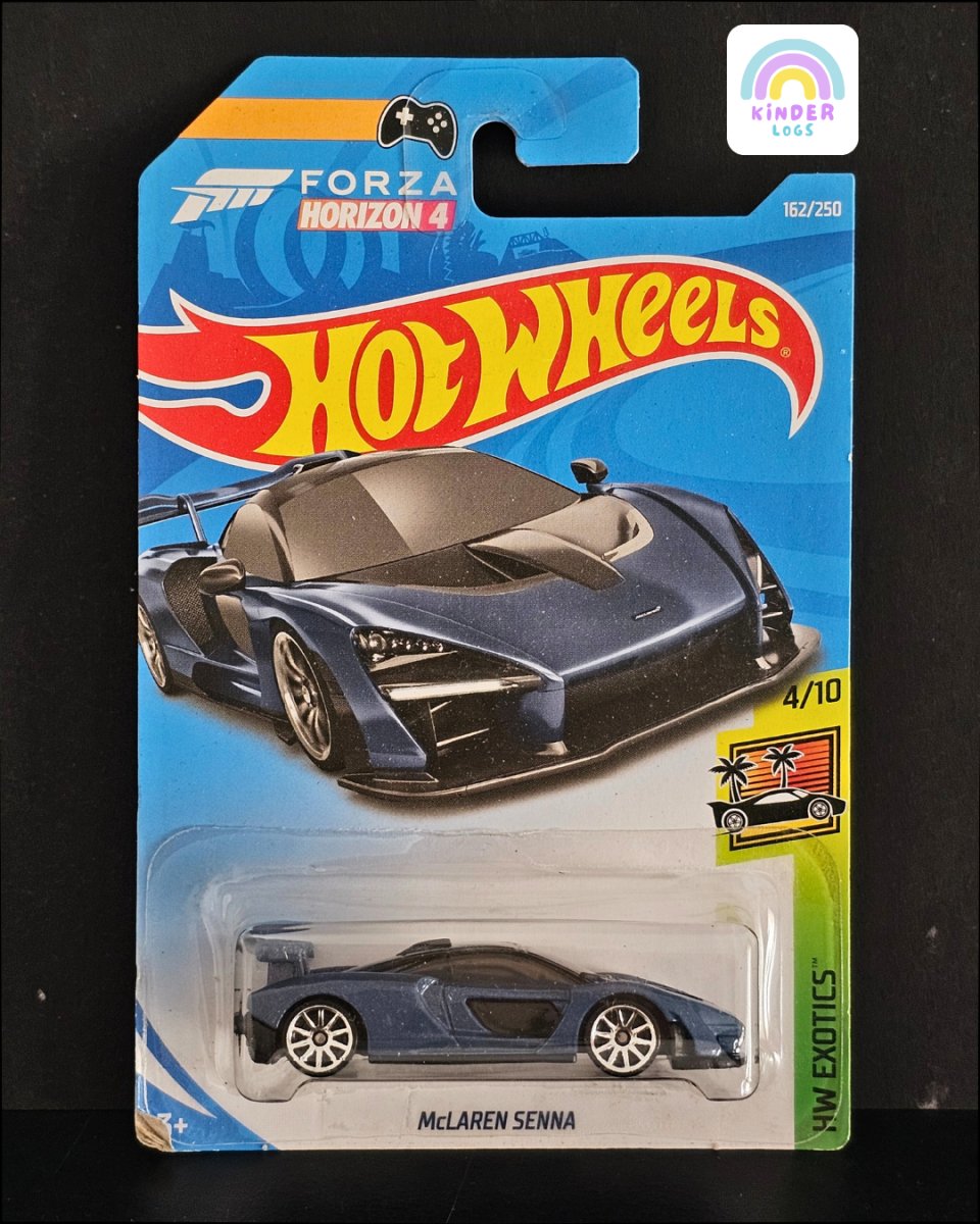 Hot Wheels McLaren Senna Supercar (Blue) - Kinder Logs