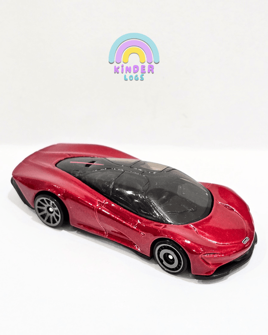 Hot Wheels McLaren Speedtail - Red (Uncarded) - Kinder Logs