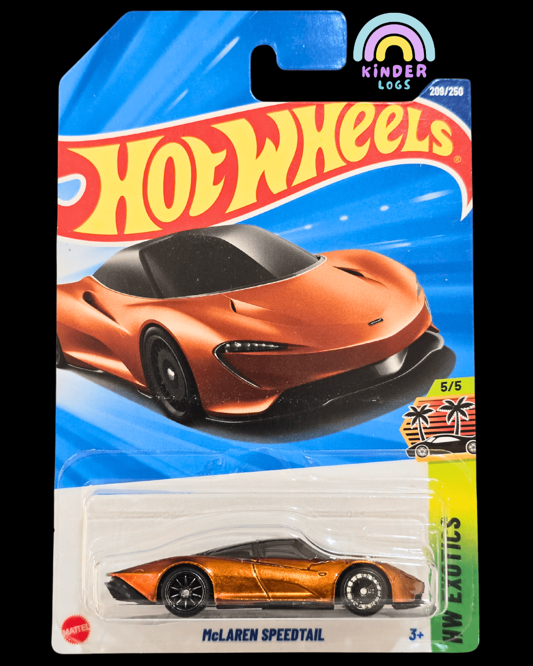 Hot Wheels McLaren Speedtail Super Treasure Hunt (STH) - Kinder Logs