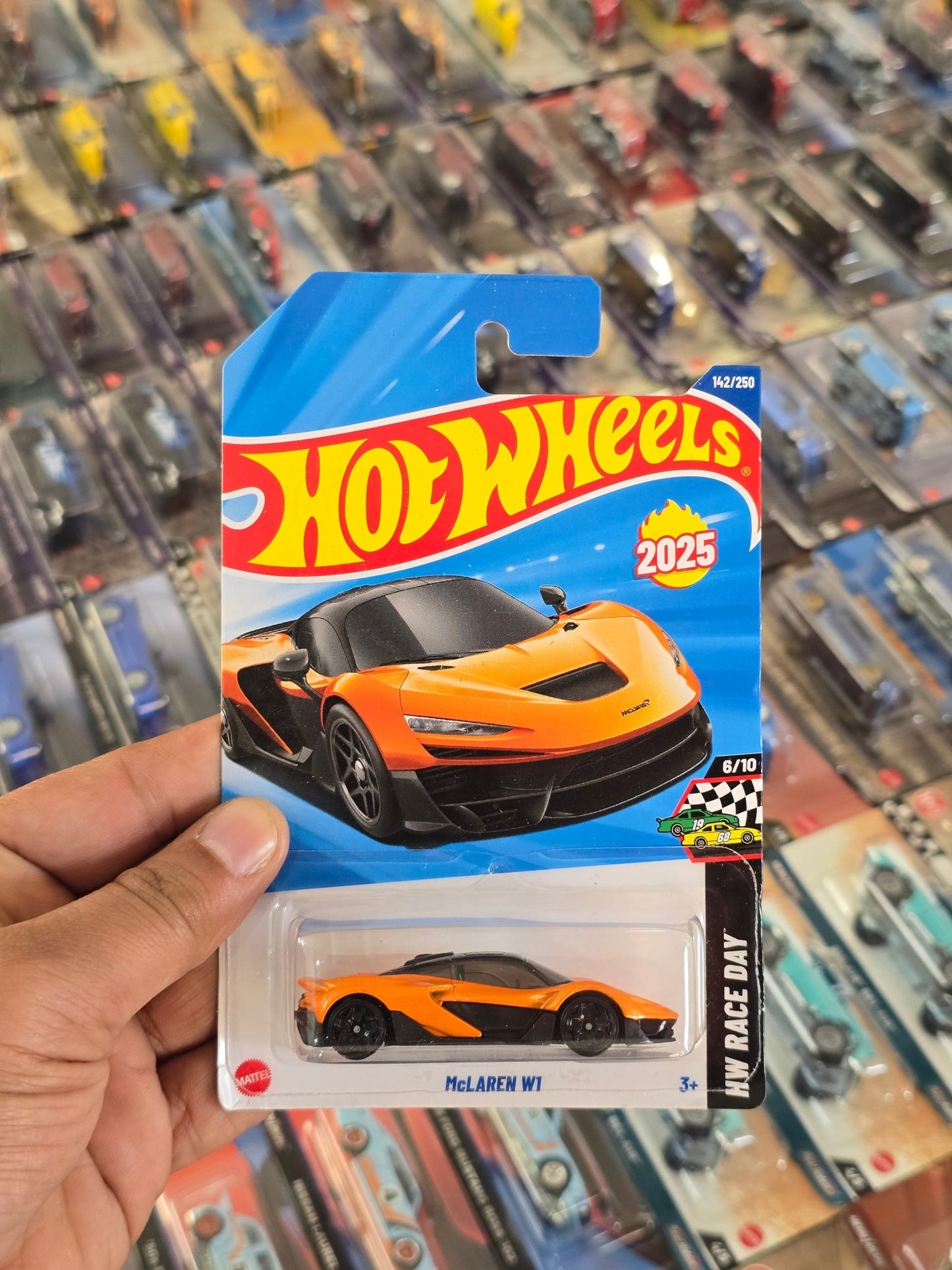Hot Wheels McLaren W1 - Orange (Imported) - Kinder Logs