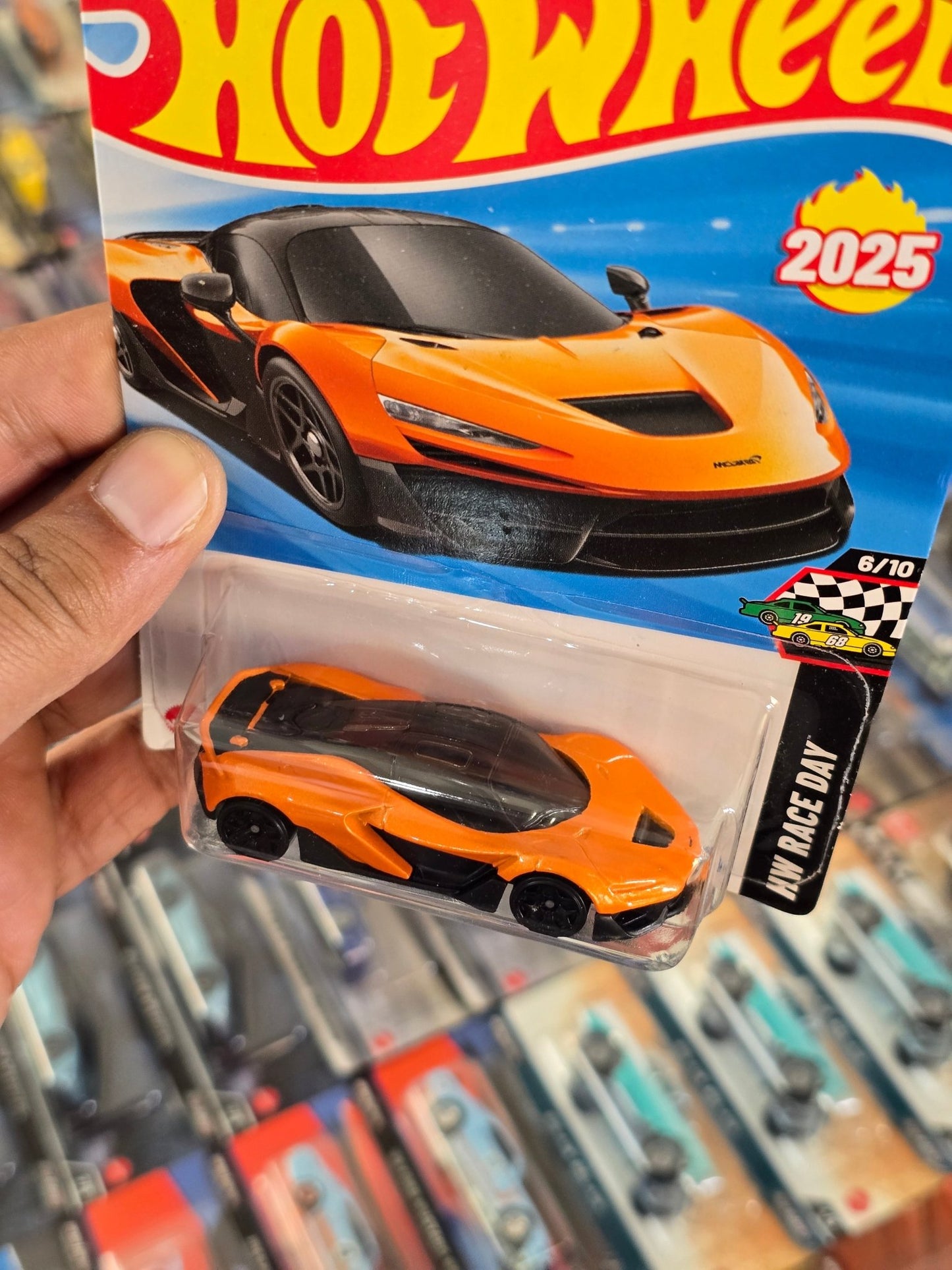 Hot Wheels McLaren W1 - Orange (Imported) - Kinder Logs