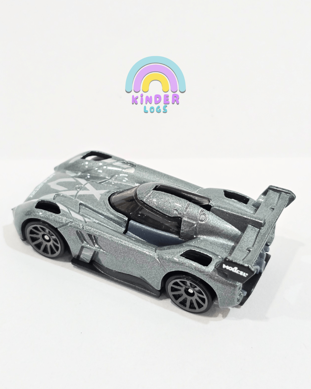 Hot Wheels McMurtry Spéirling - Grey (Uncarded - New) - Kinder Logs