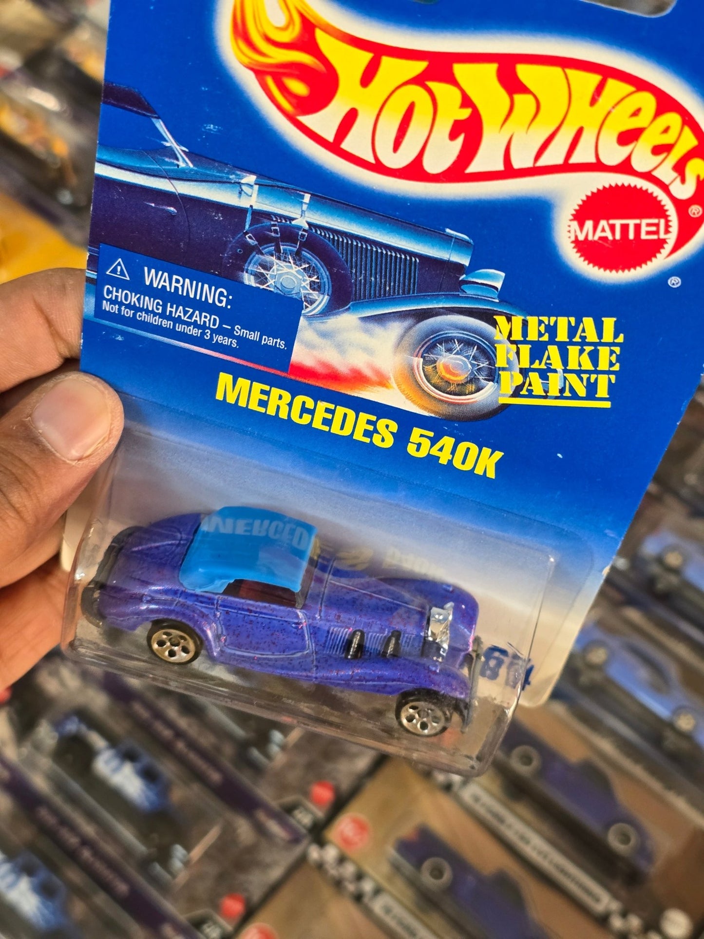 Hot Wheels Mercedes 540K - Collector No. 164 - Kinder Logs