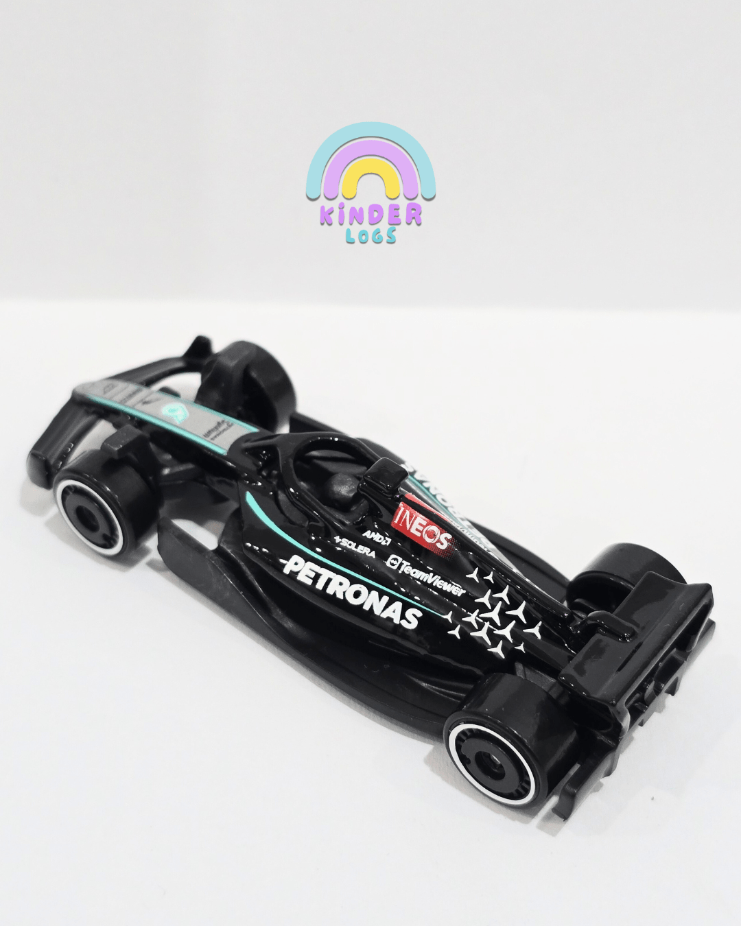 Hot Wheels Mercedes - AMG Petronas Formula One Team F1 Car (Uncarded) - Kinder Logs