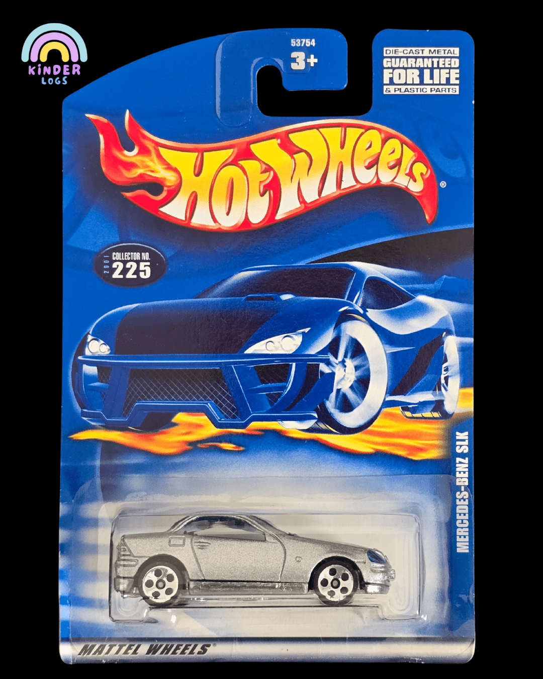 Hot Wheels Mercedes - Benz SLK - Collector No. 225 - Kinder Logs
