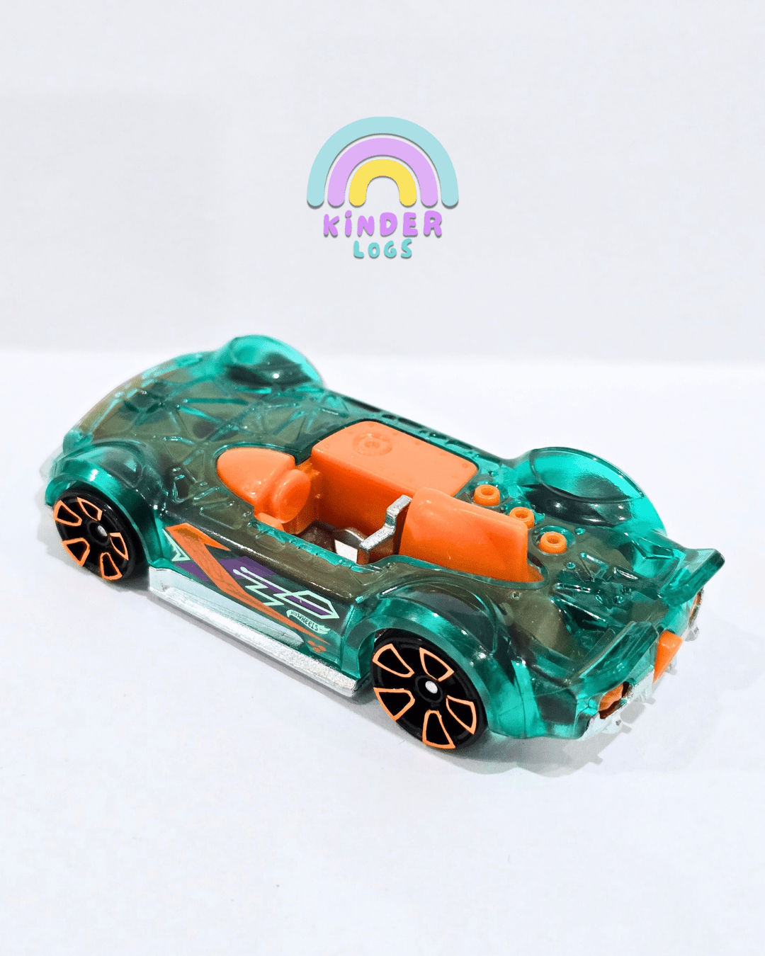 Hot Wheels Monteracer Transparent Car (Uncarded) - Kinder Logs