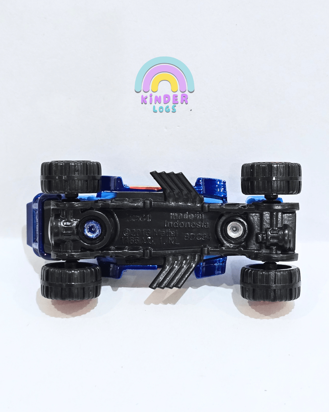 Hot Wheels Mountain Mauler BDC94 - Blue (Uncarded - New) - Kinder Logs