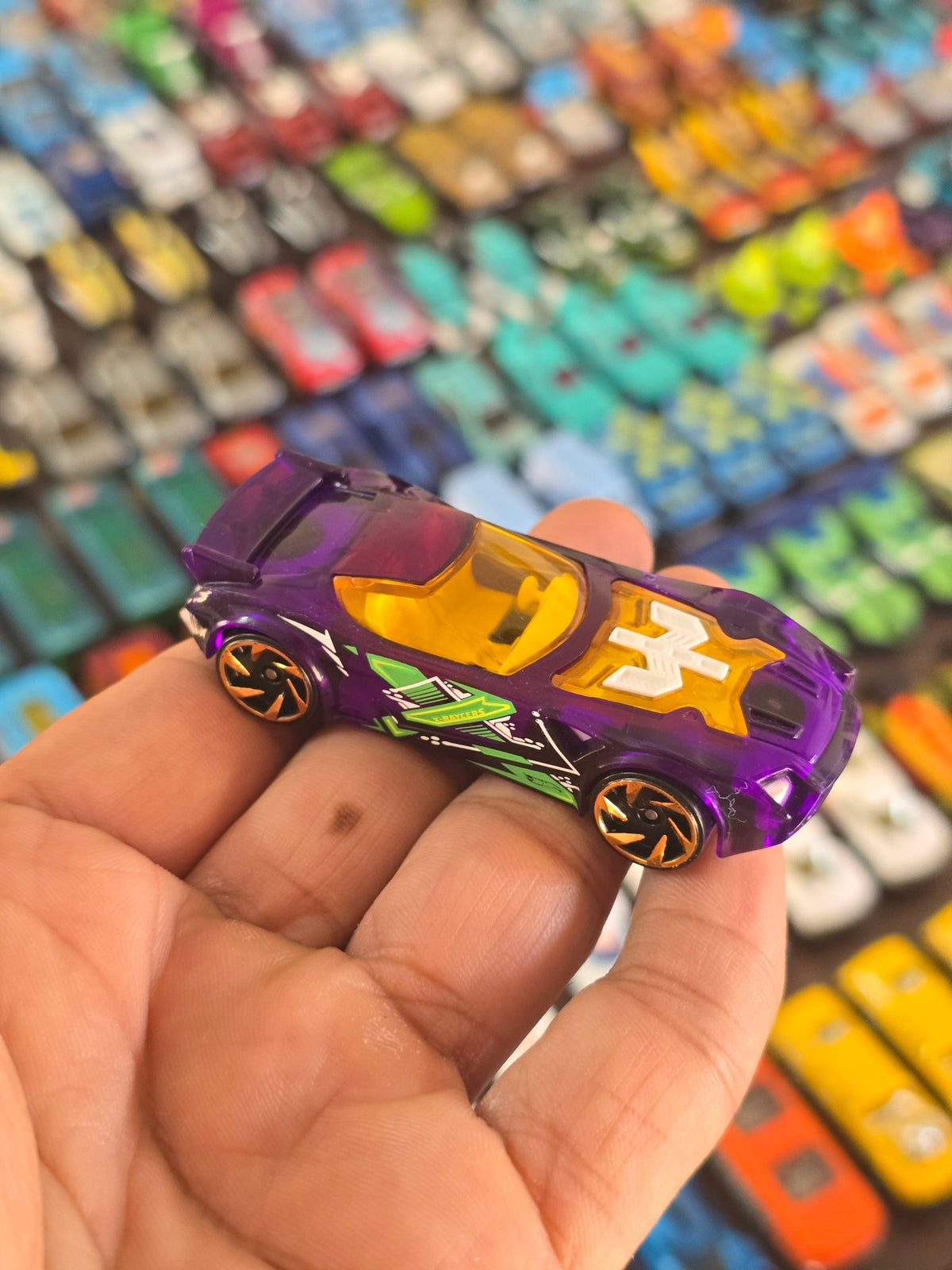 Hot Wheels Nerve Hammer - Purple (Uncarded - New) - Kinder Logs