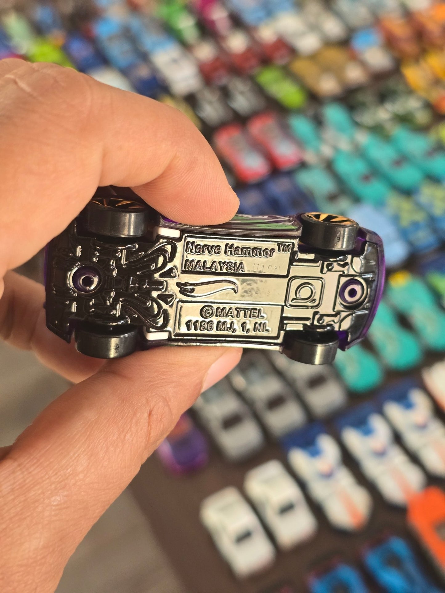 Hot Wheels Nerve Hammer - Purple (Uncarded - New) - Kinder Logs