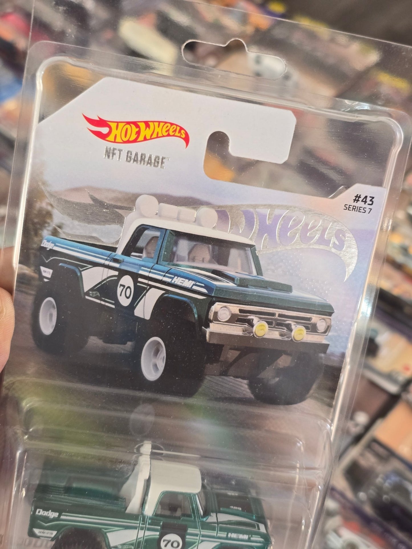 Hot Wheels NFT 1970 Dodge Power Wagon - Kinder Logs