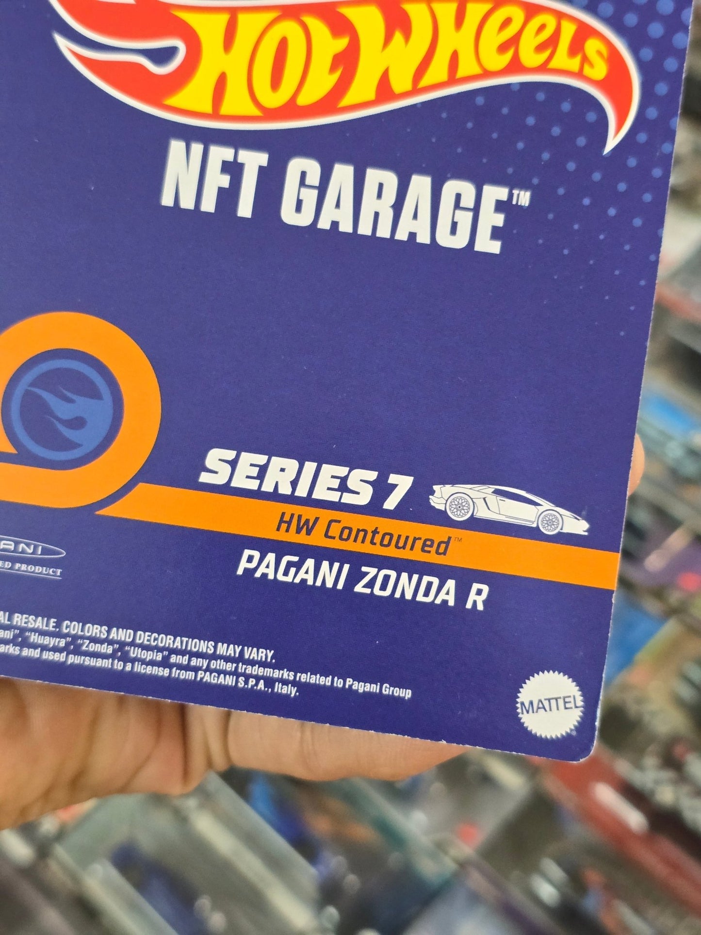 Hot Wheels NFT Pagani Zonda R (Spectraflame Red) - Kinder Logs