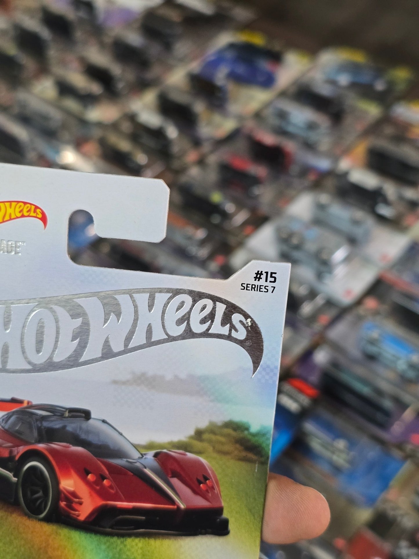 Hot Wheels NFT Pagani Zonda R (Spectraflame Red) - Kinder Logs