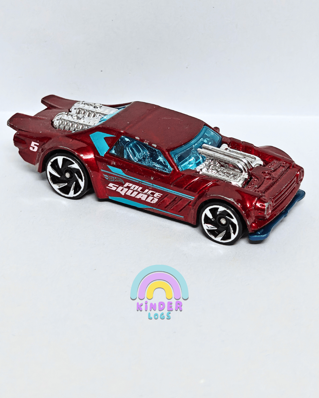 Hot Wheels Night Shifter - Red (Pre - Owned Car) - Kinder Logs
