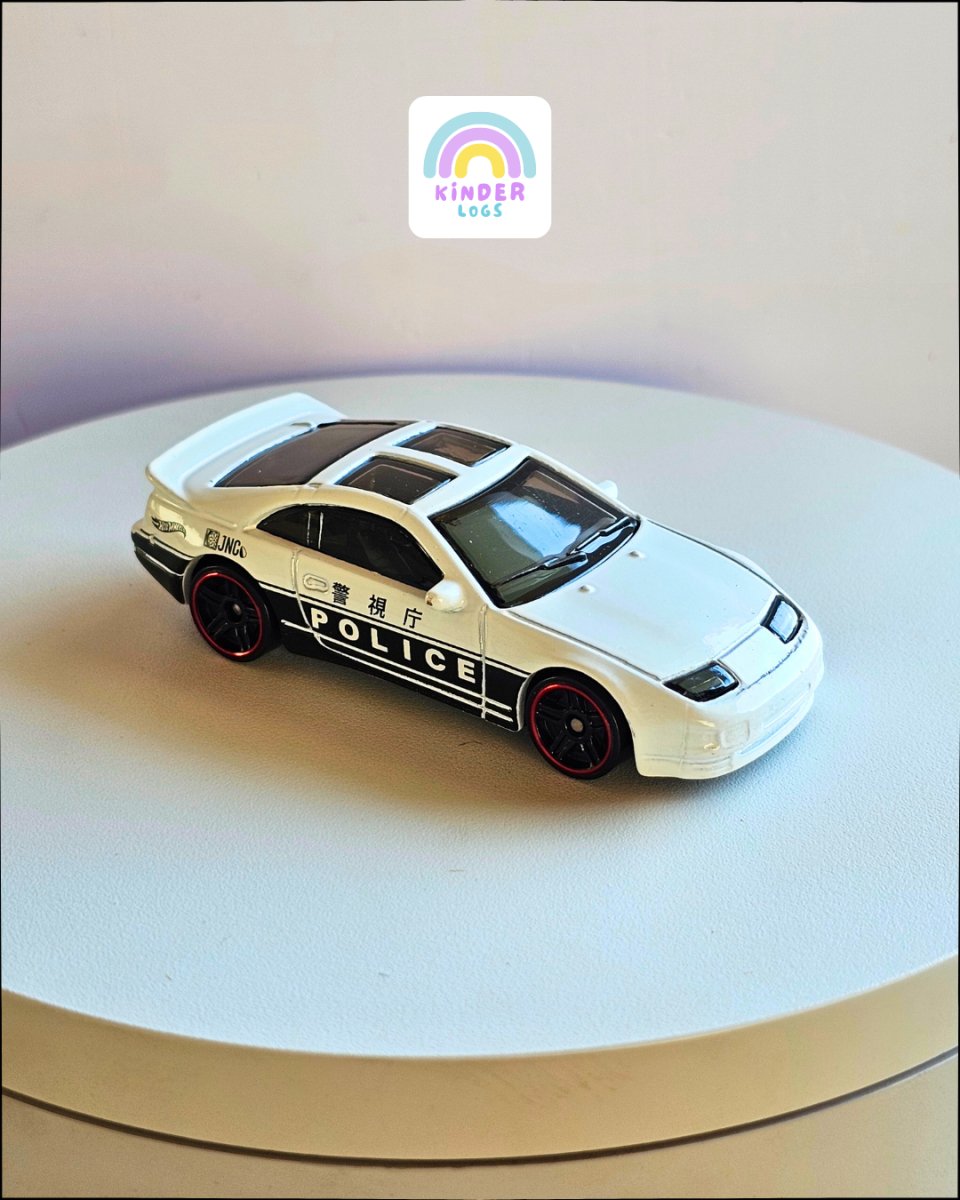 Hot Wheels Nissan 300ZX TT Police Car (Uncarded) - Kinder Logs