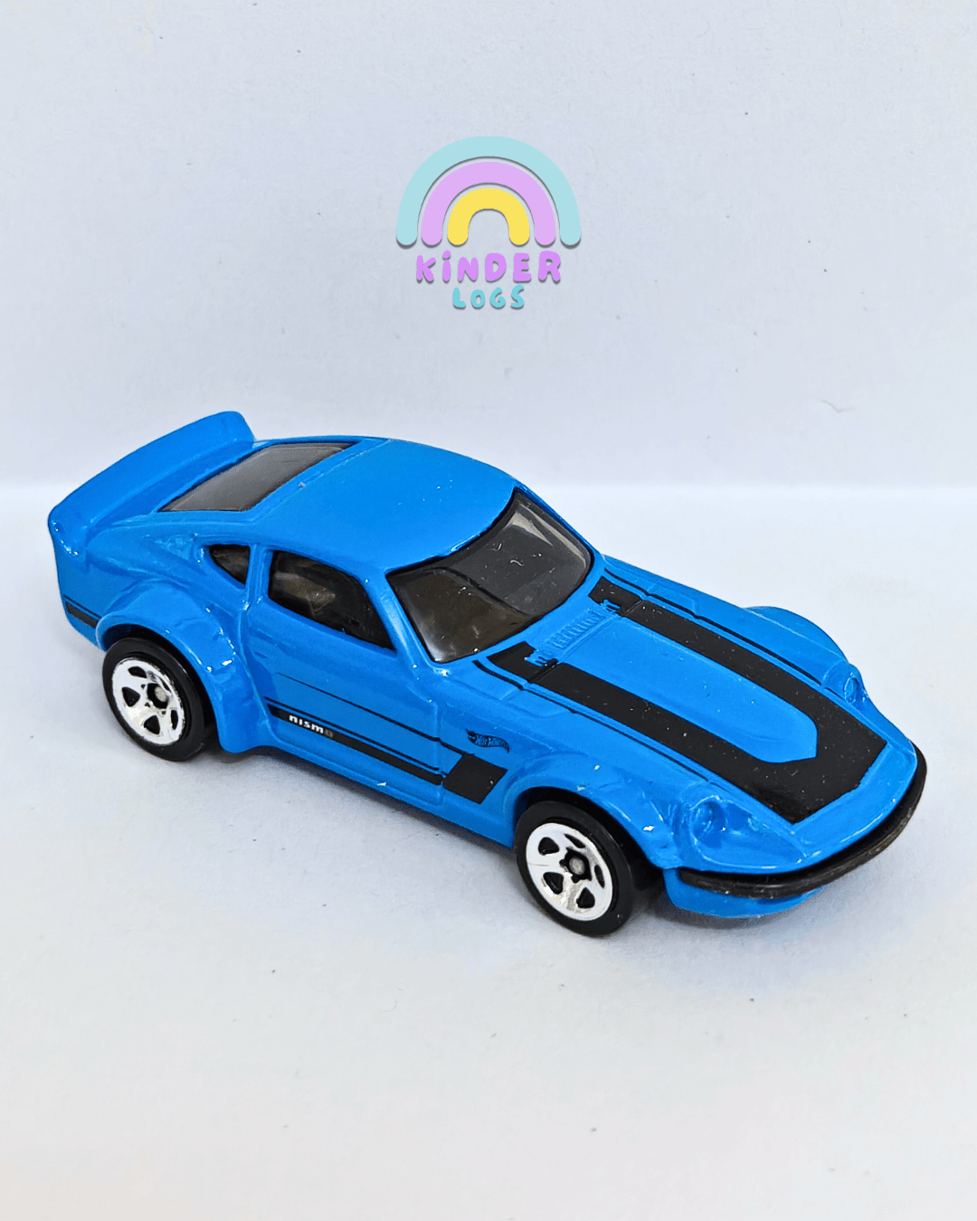 Hot Wheels Nissan Fairlady Z - Blue (Uncarded - New) - Kinder Logs