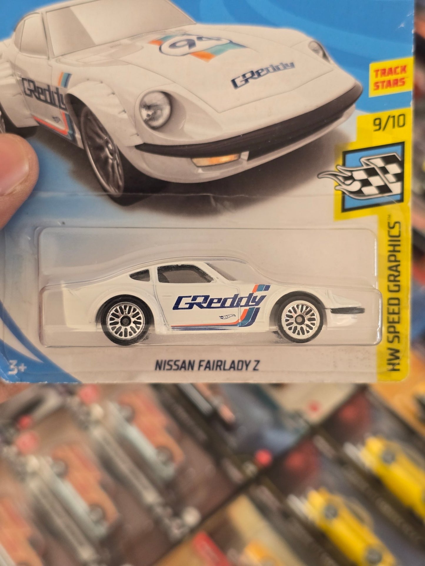 Hot Wheels Nissan Fairlady Z GReddy Edition (2018 Card) - Kinder Logs