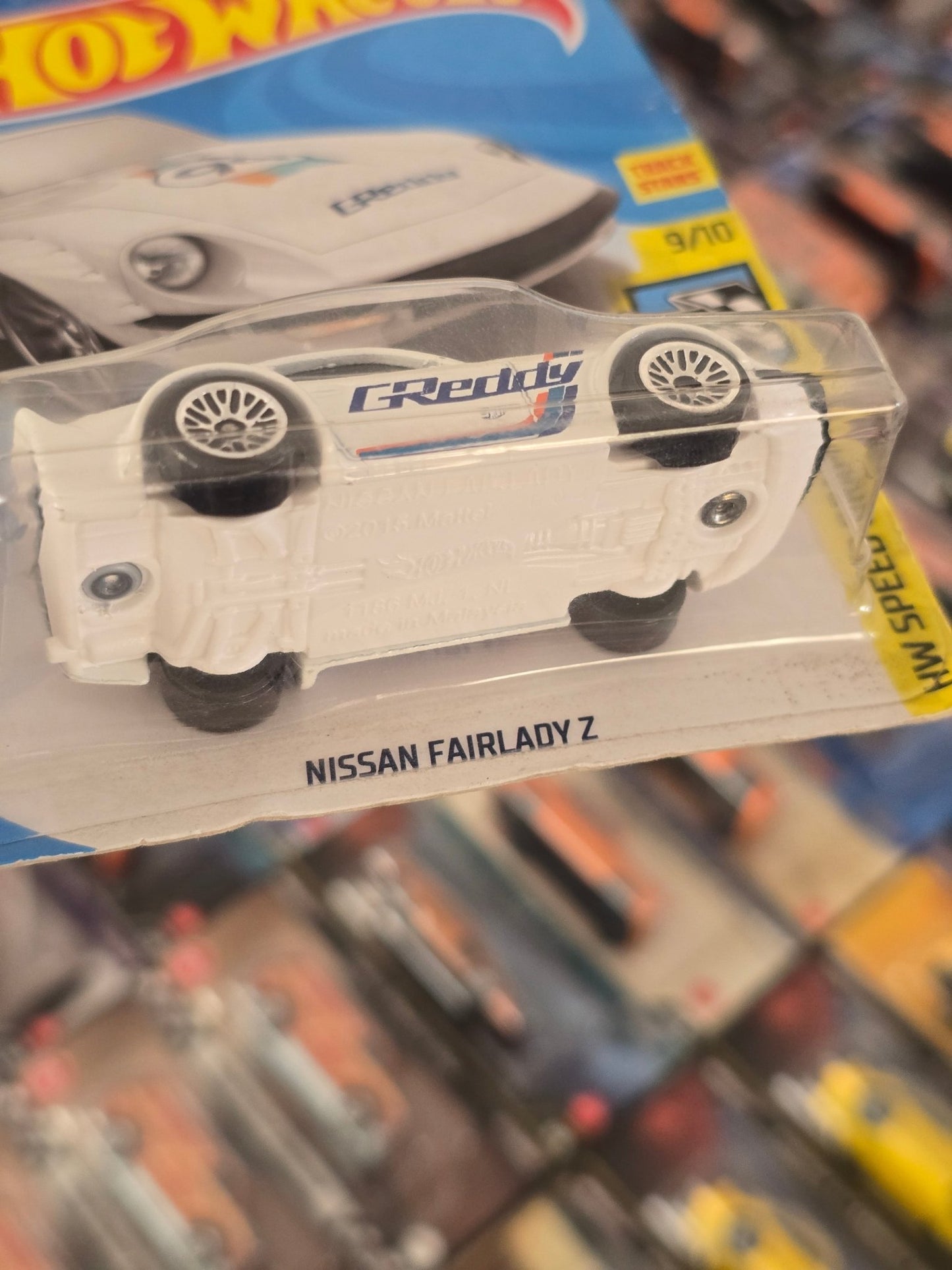 Hot Wheels Nissan Fairlady Z GReddy Edition (2018 Card) - Kinder Logs