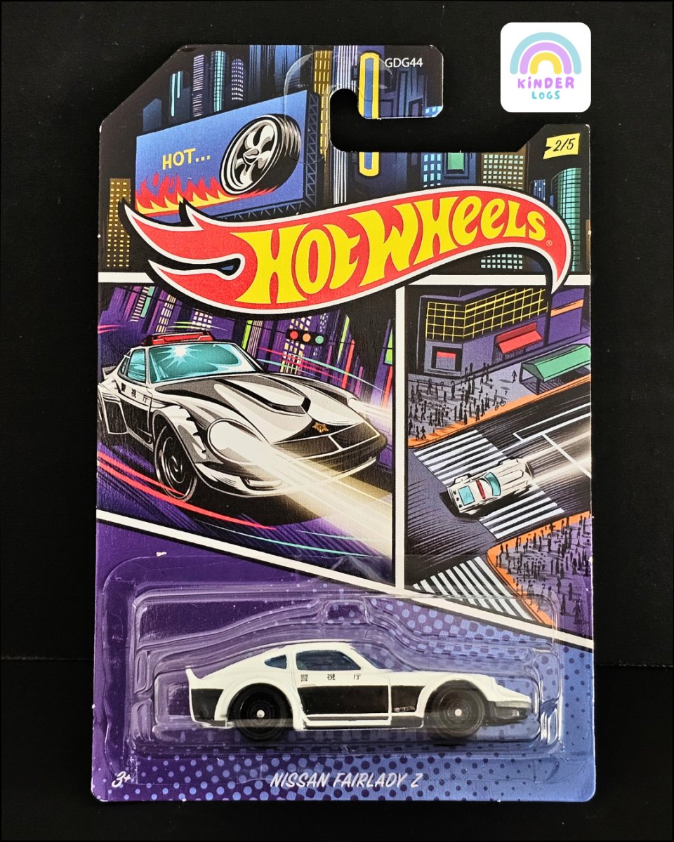 Hot Wheels Nissan Fairlady Z Police Car - Kinder Logs